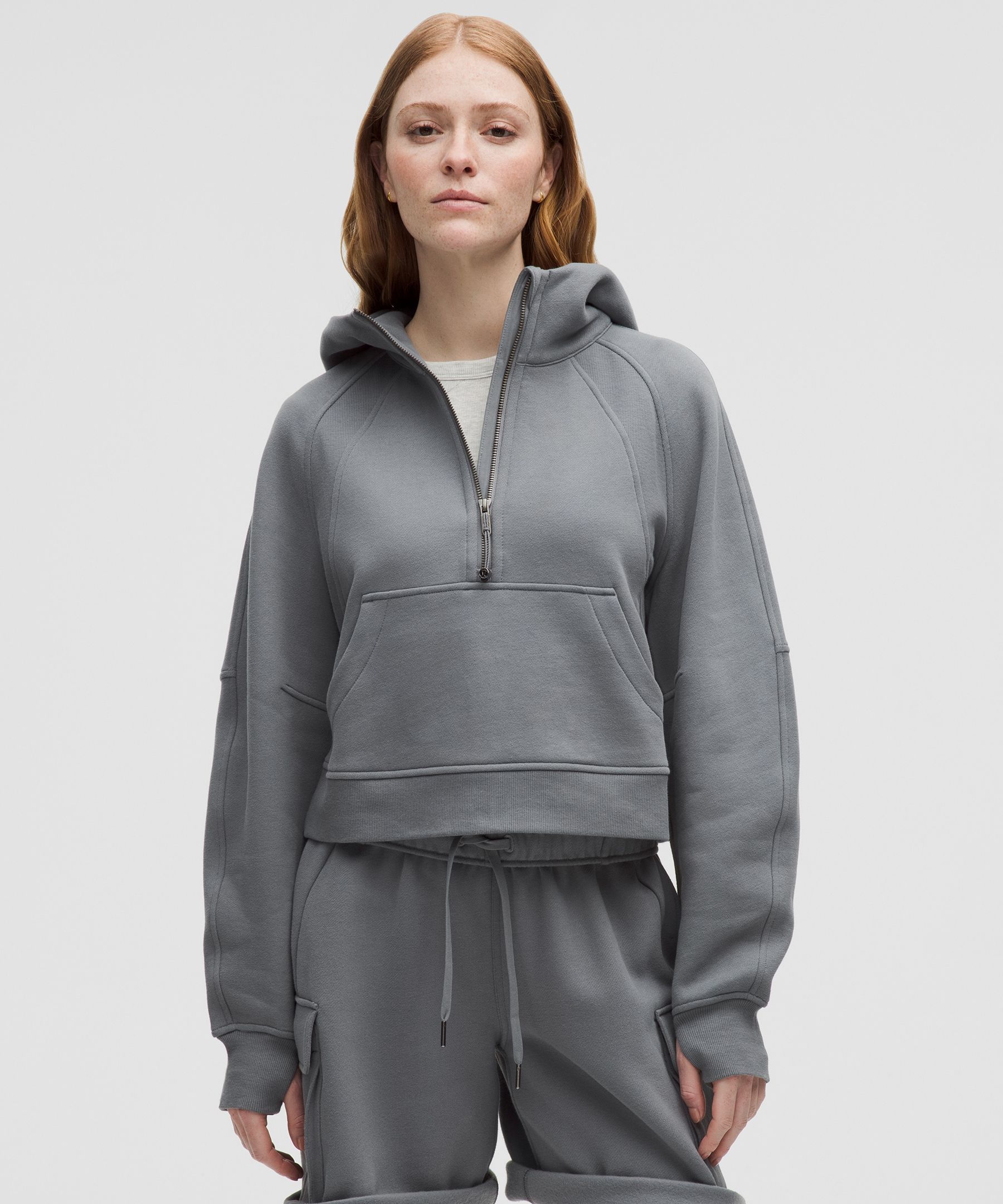 Scuba Oversized Half-Zip Hoodie