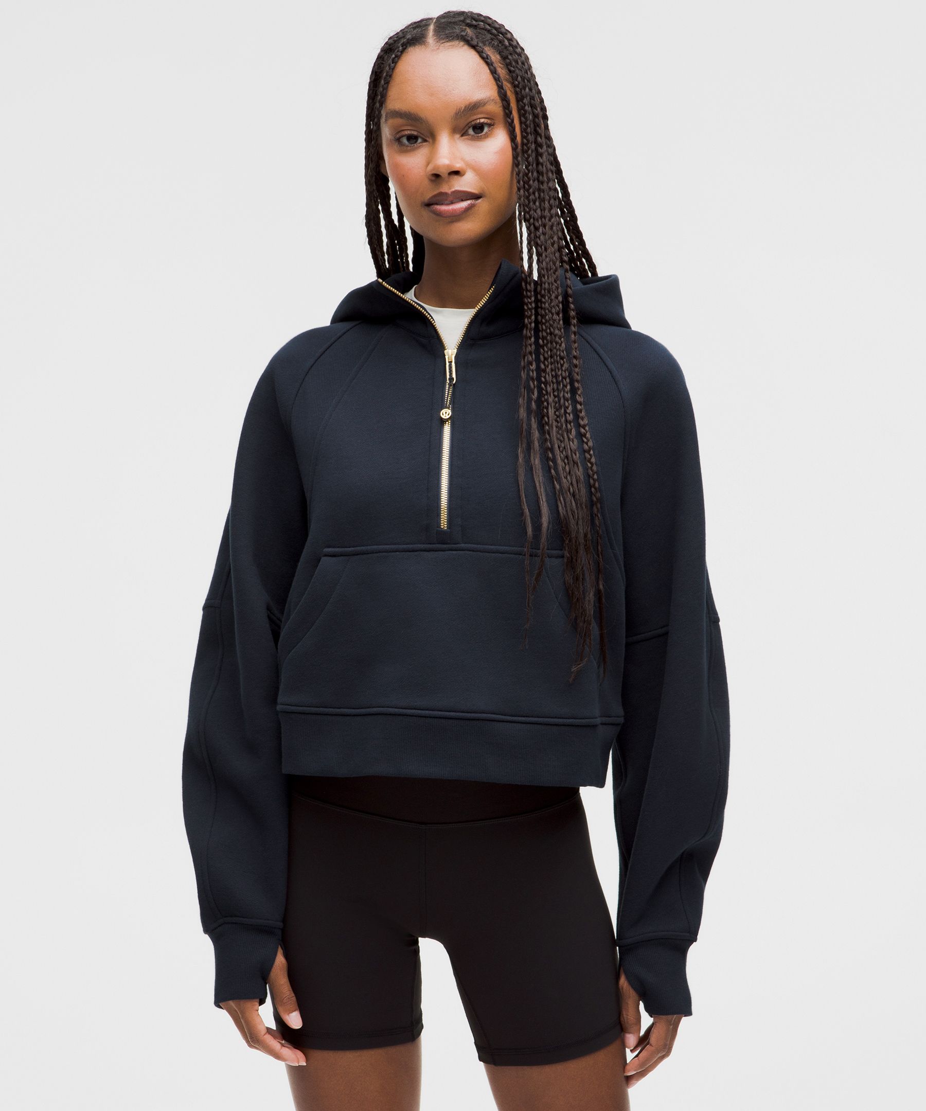 Scuba Oversized Half-Zip Hoodie