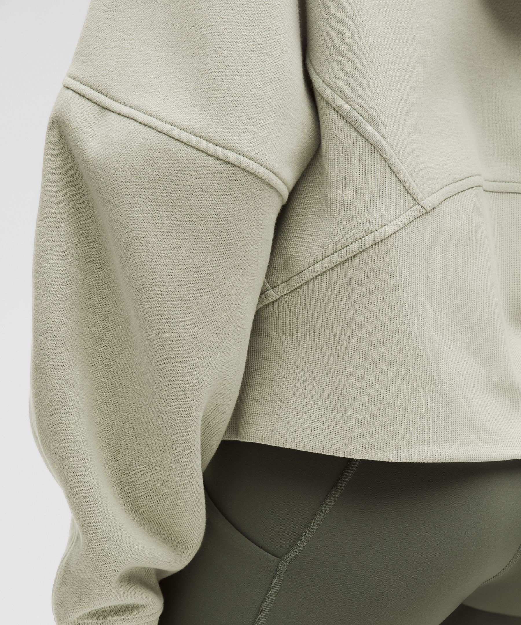 Scuba Oversized Half-Zip Hoodie