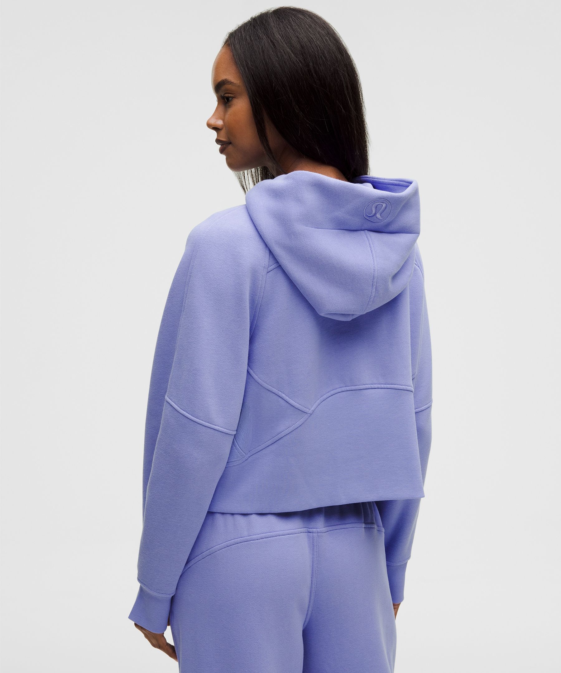 Lululemon Scuba Oversized Half-zip Hoodie In Purple