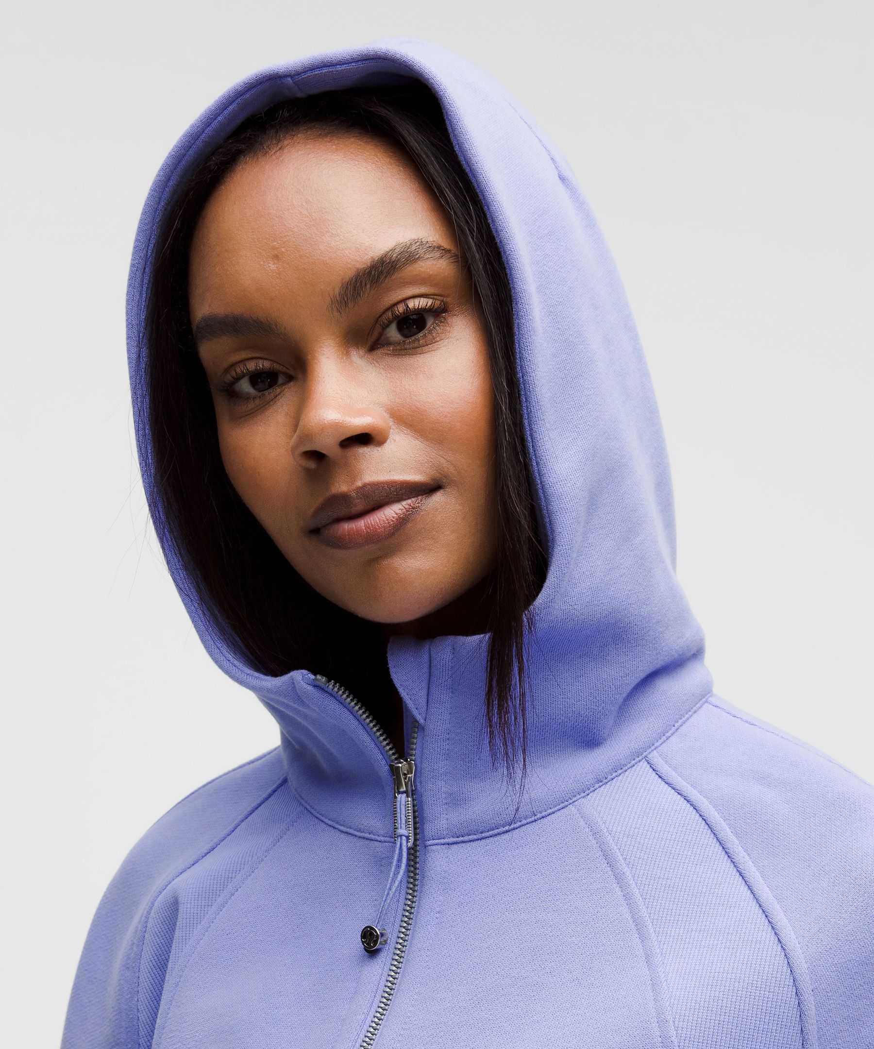 Lululemon Scuba Oversized Half-zip Hoodie In Purple