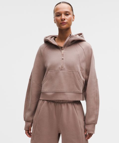 Женское оверсайз-худи Lululemon Scuba Half-Zip