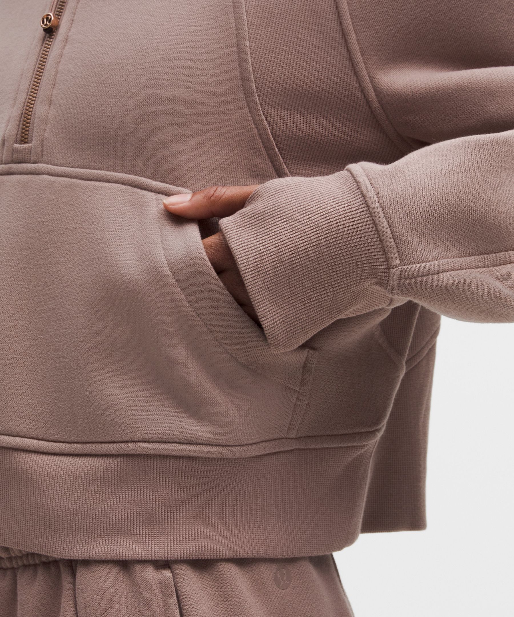 Scuba Oversized Half-Zip Hoodie