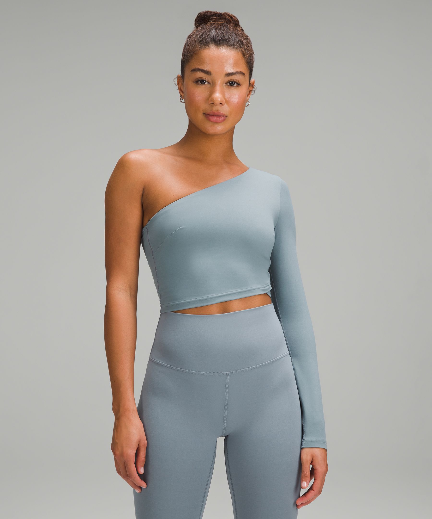 Teal Green Long Sleeve Top - One-Shoulder Top - Textured Top - Lulus