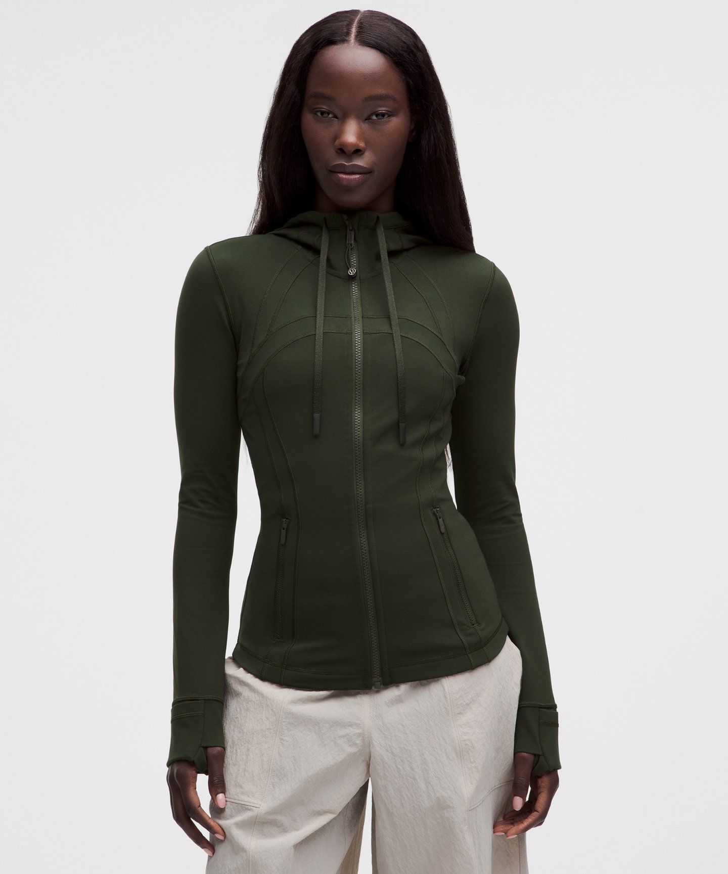 lululemon Define Hooded Jacket in Deep Forest — photo 1 of 1