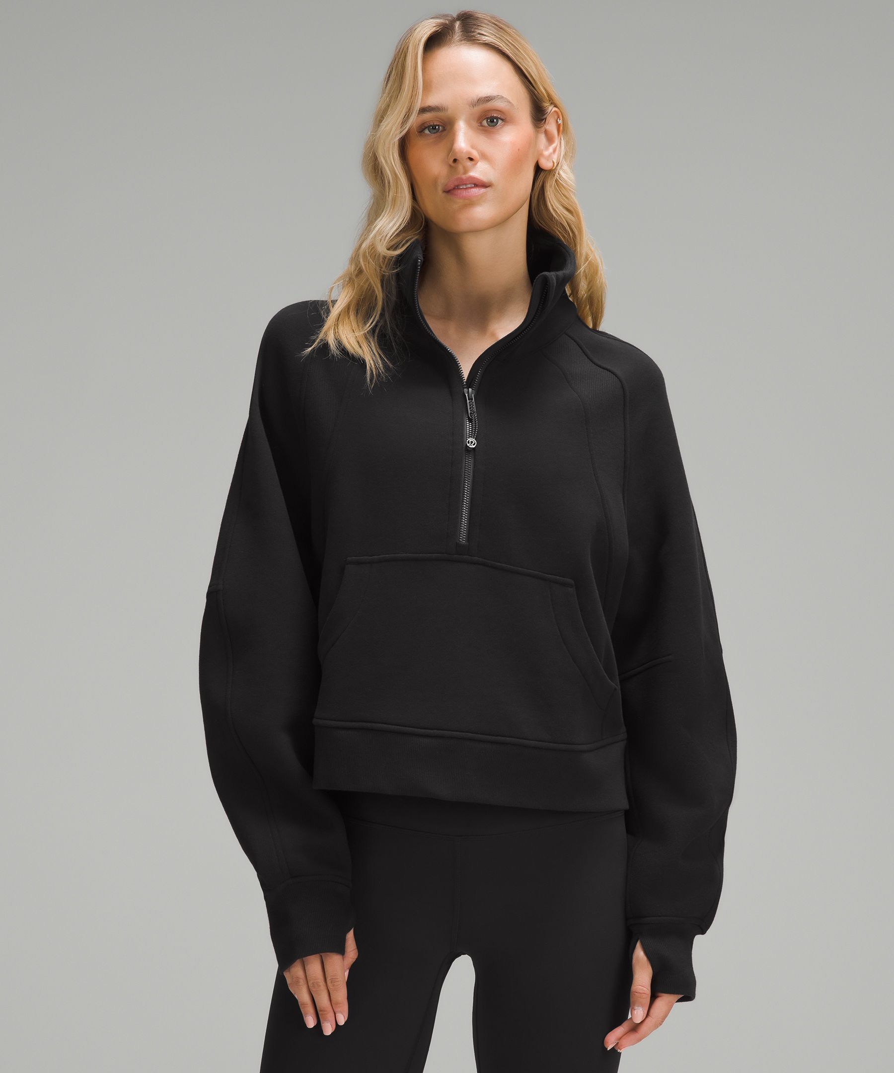 Lululemon athletica Scuba Oversized Funnel-Neck Half Zip, Women's Hoodies  & Sweatshirts