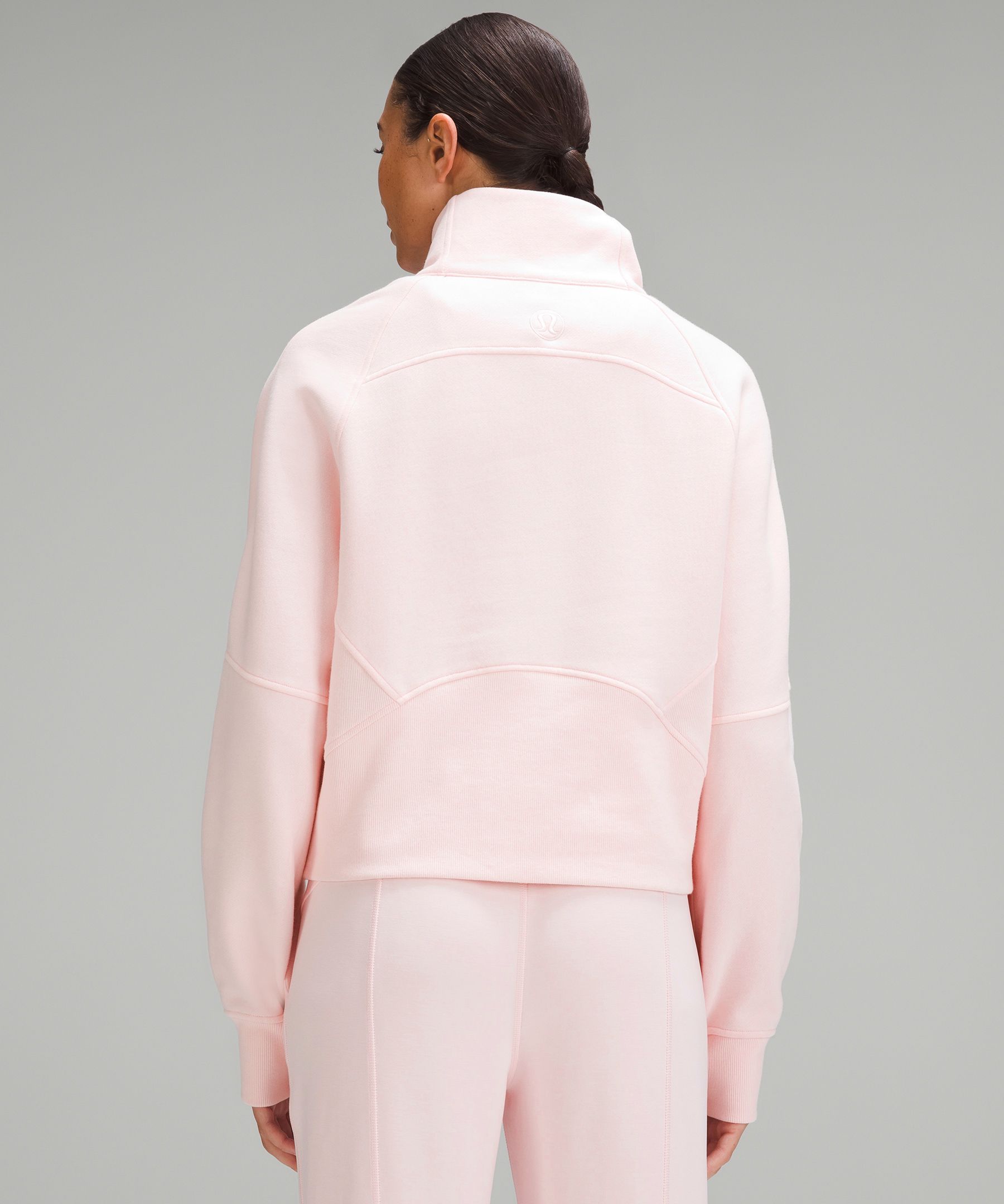 Pink peony scuba oversized half zip (M/L) came in! : r/lululemon