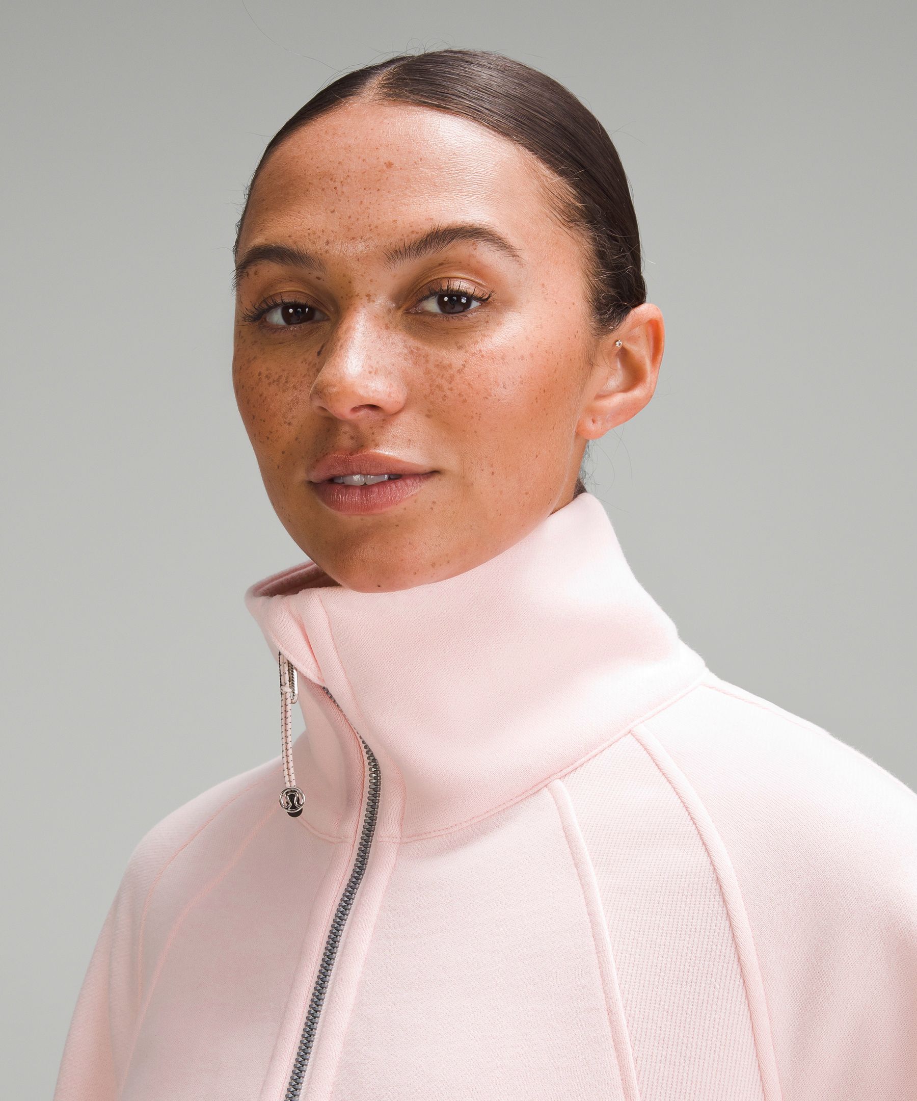 LULULEMON Scuba Funnel Neck cotton-blend sweatshirt