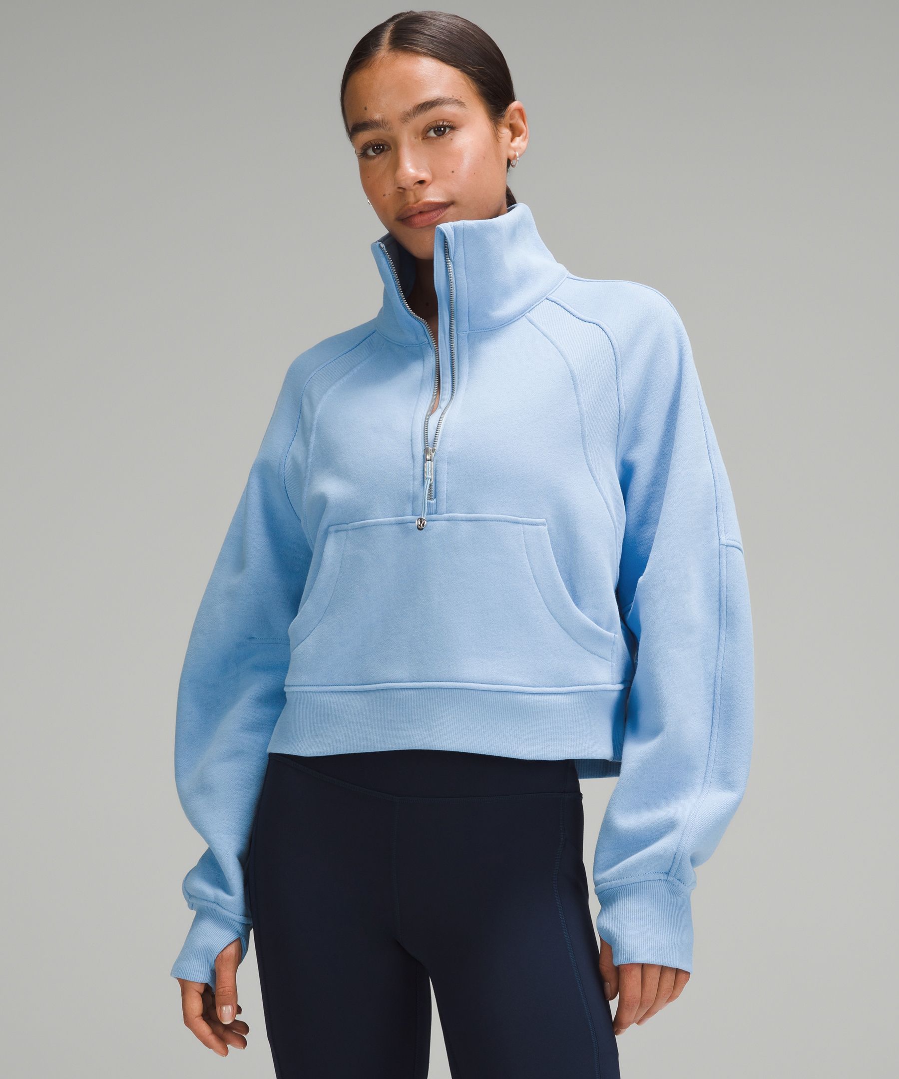 Scuba oversized half zip now have gold zippers in all colors. : r/lululemon