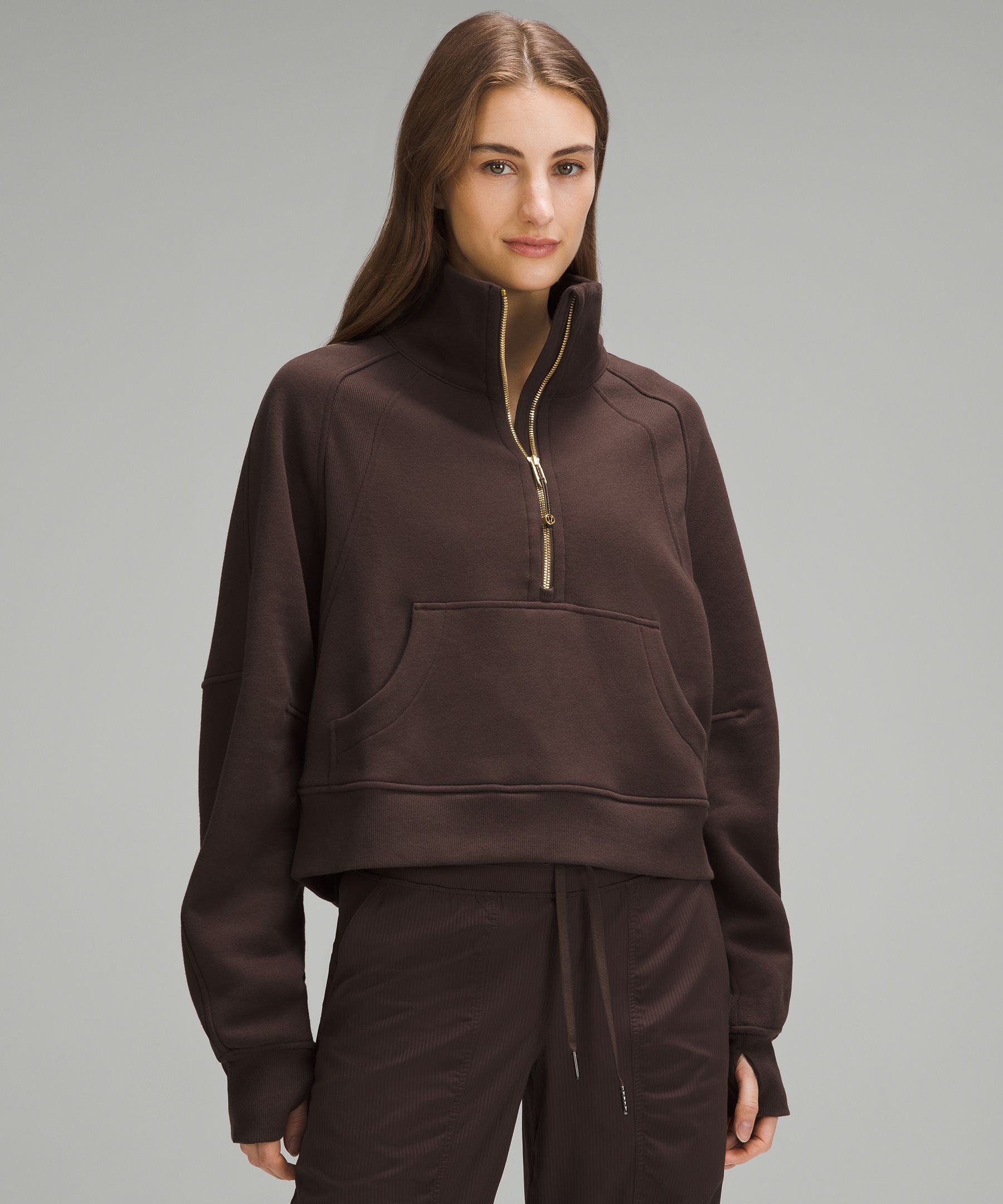 Trench scuba half-zip (XL/XXL) dyed with brown fabric dye! : r