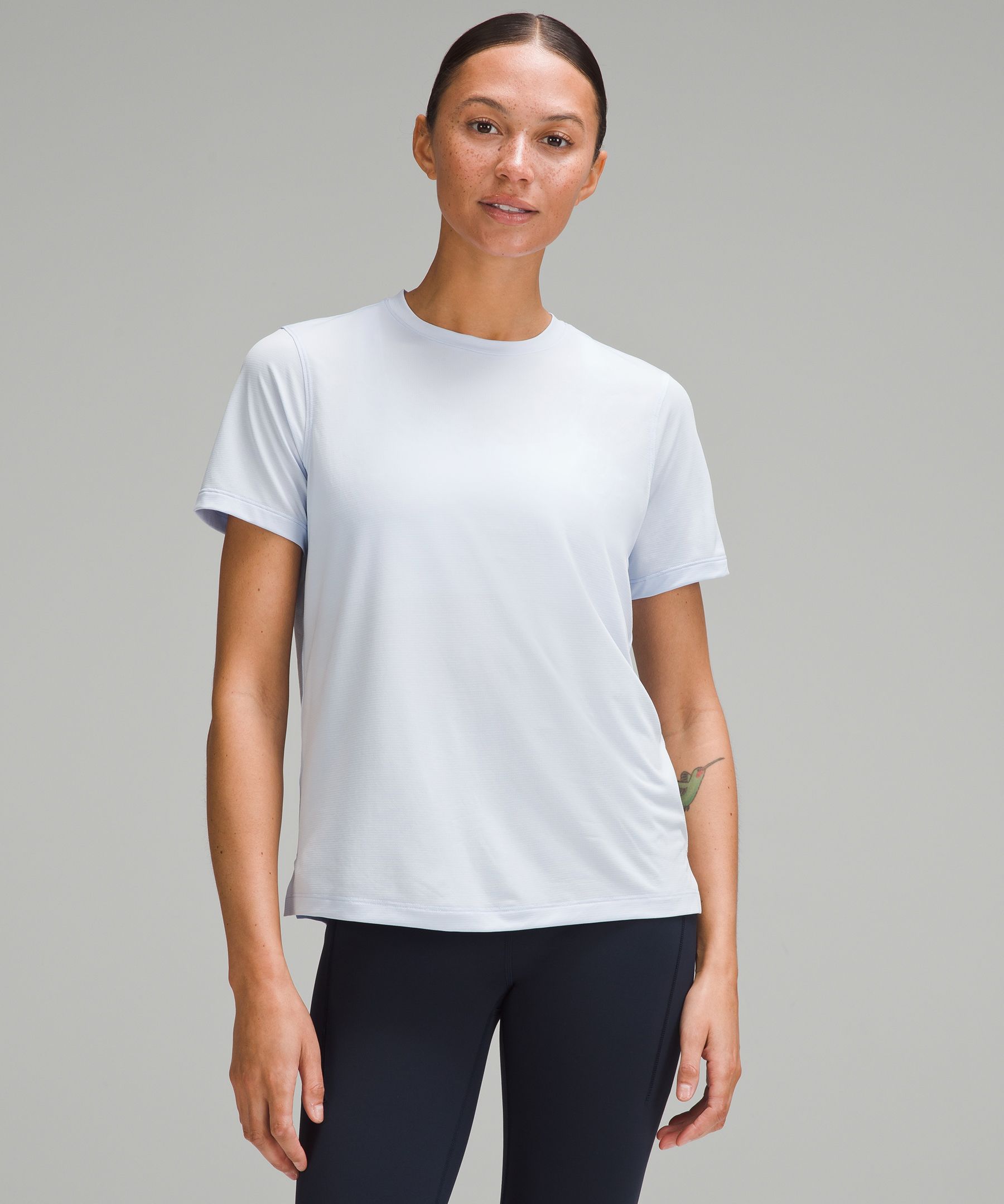 Lululemon Ultralight Hip-length T-shirt In White