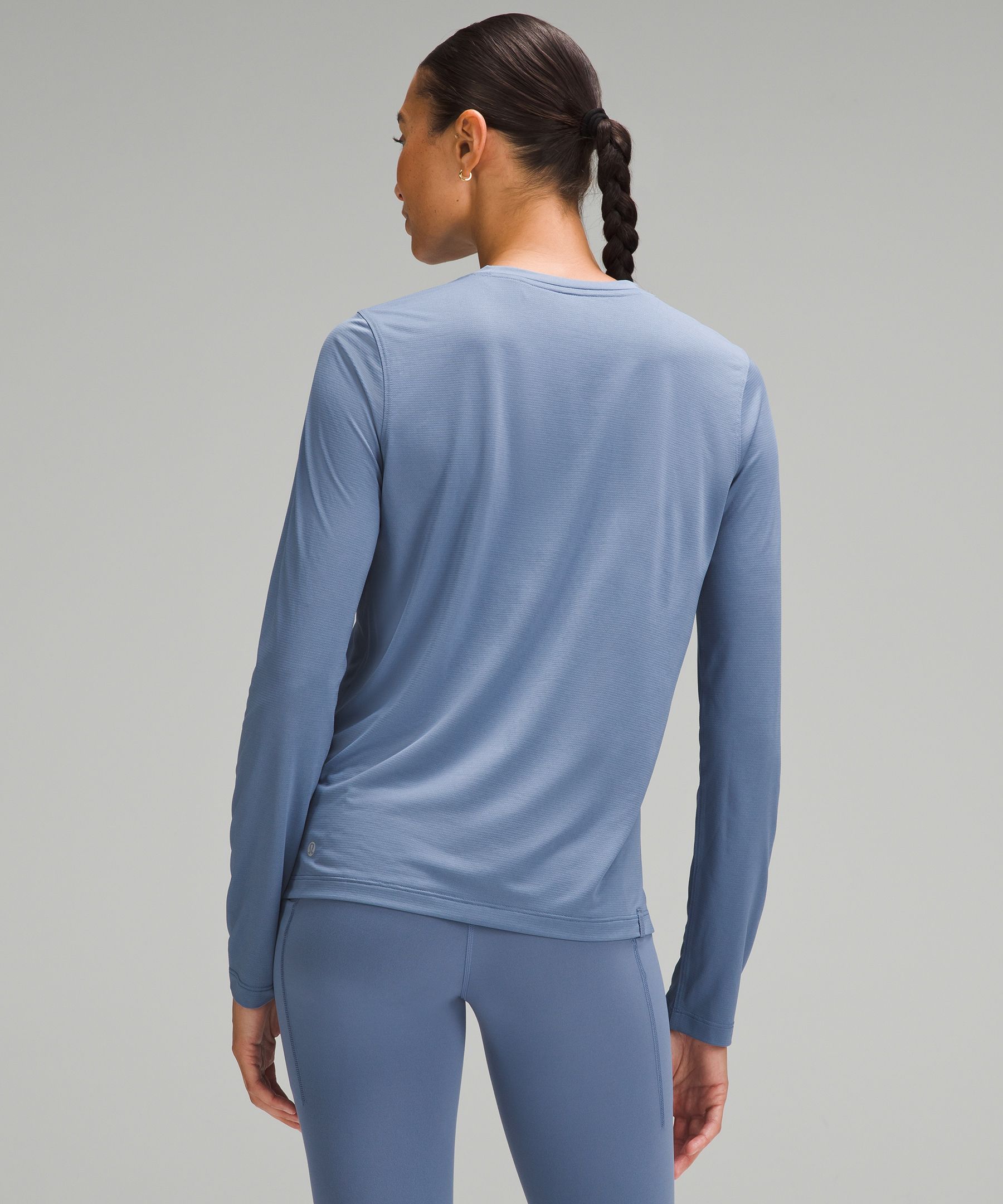 Shop Lululemon Ultralight Hip-length Long-sleeve Shirt