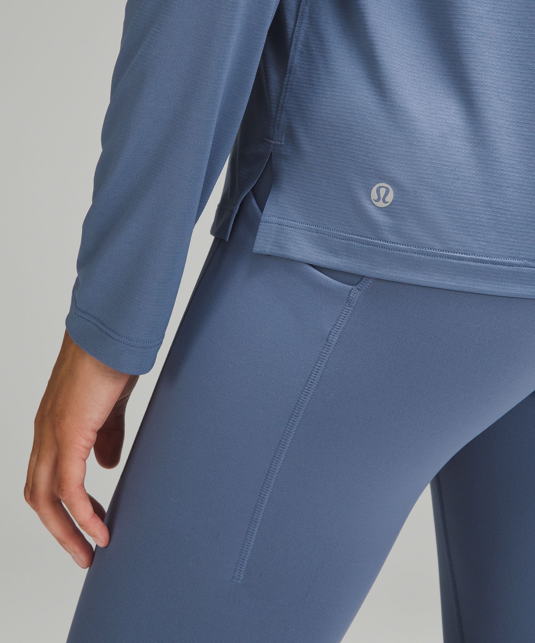 Shop Lululemon Ultralight Hip-length Long-sleeve Shirt