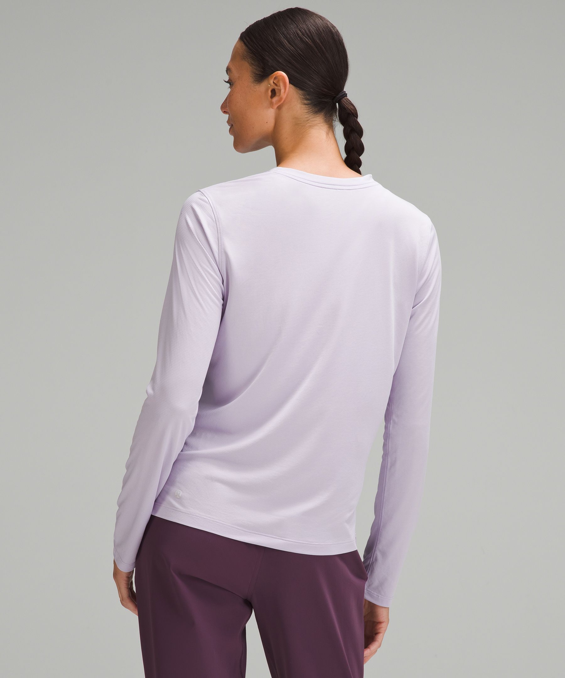Shop Lululemon Ultralight Hip-length Long-sleeve Shirt