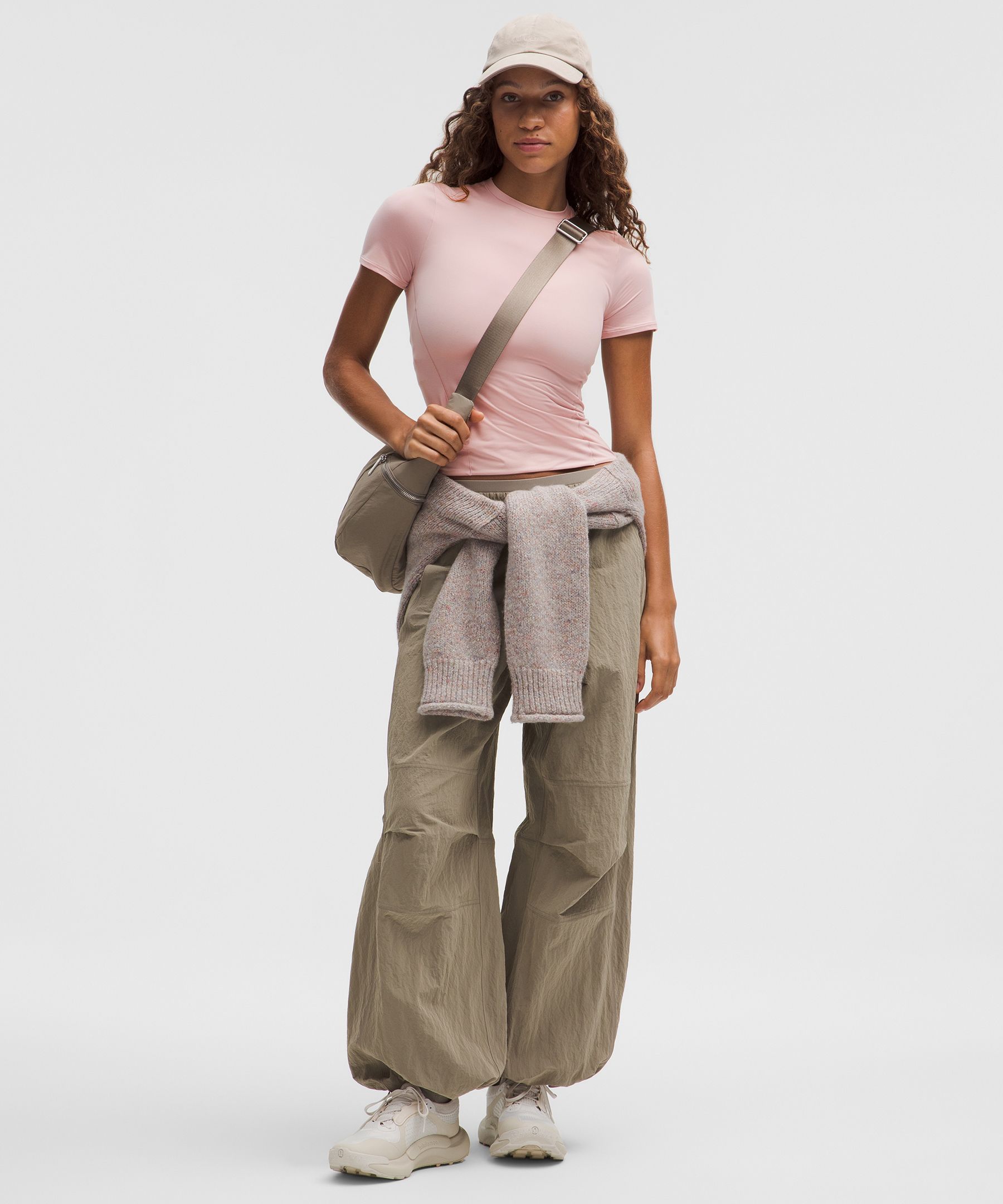 Lululemon Wundermost Ultra-soft Nulu Hip-length Crewneck Shirt