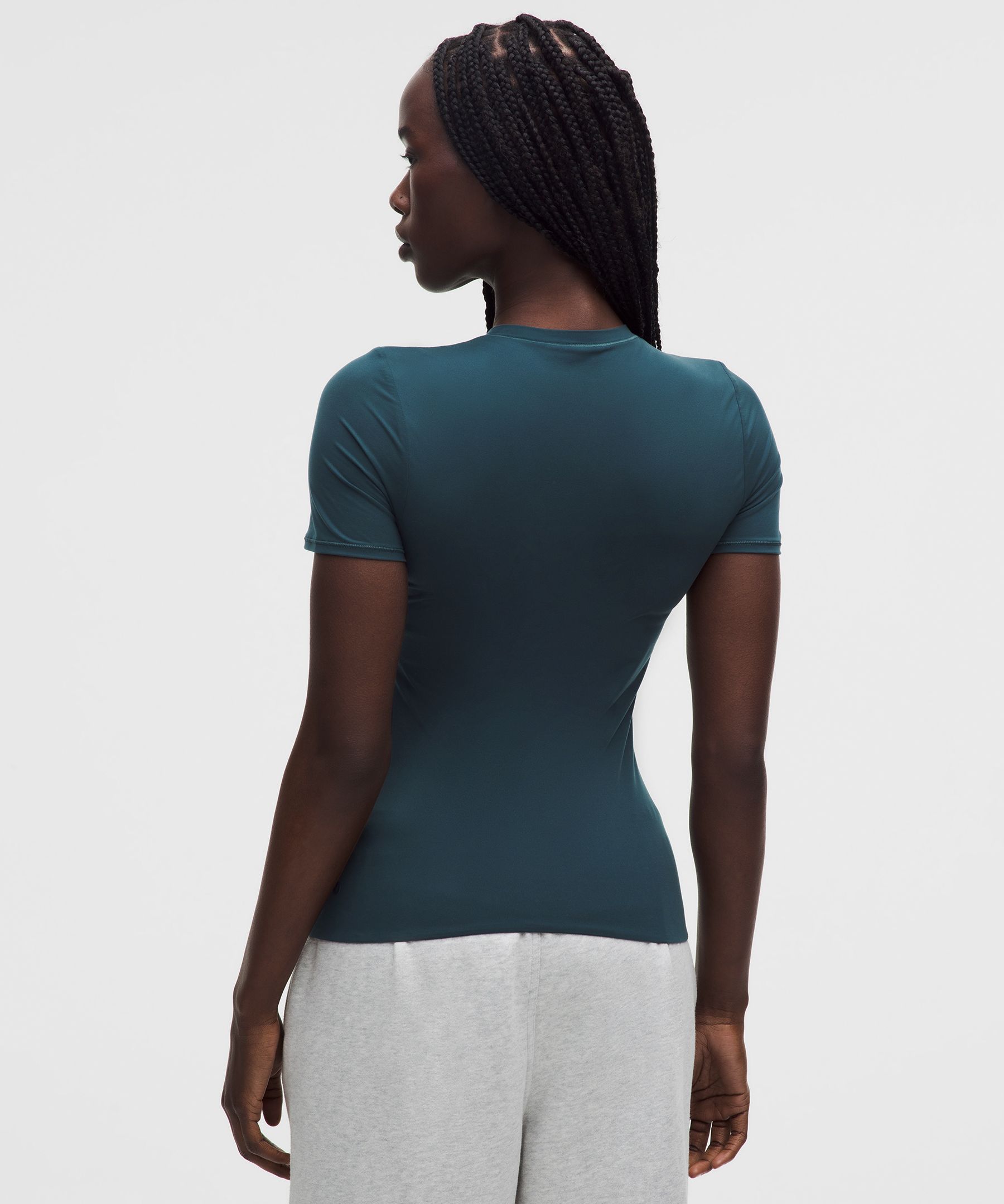 Wundermost Ultra-Soft Nulu Hip-Length Crewneck Shirt