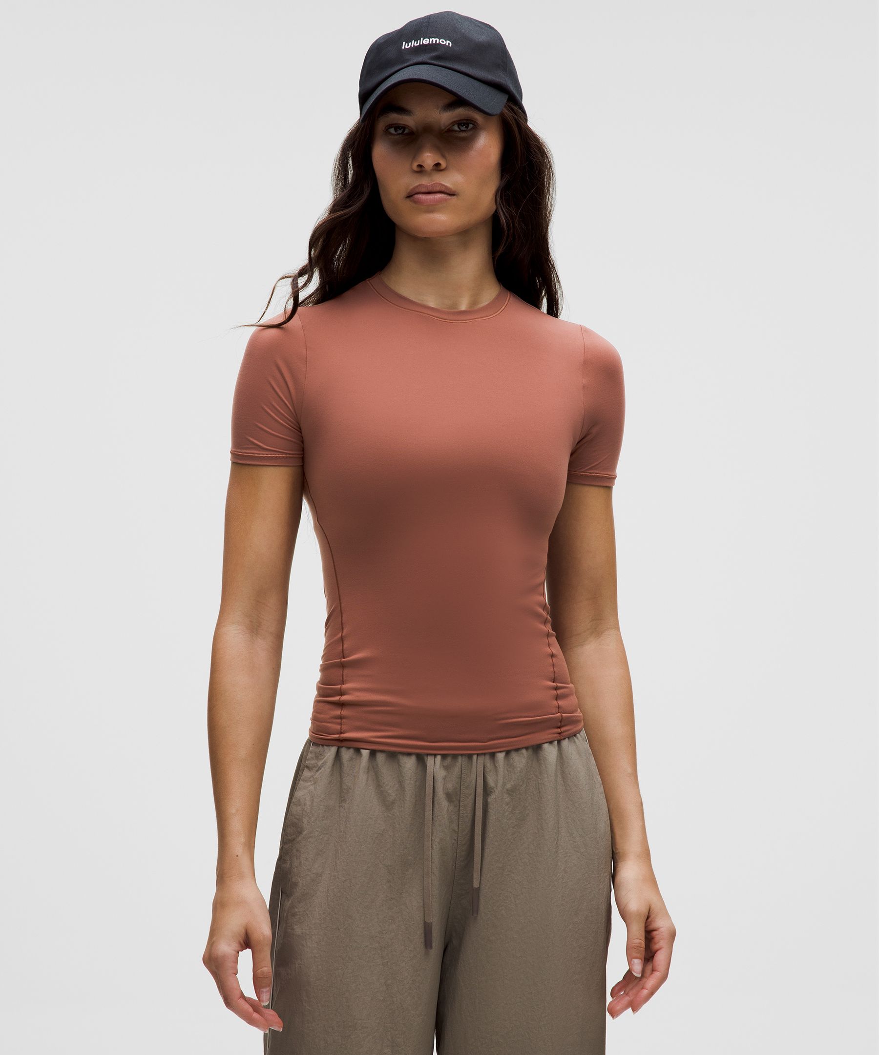 Wundermost Ultra-Soft Nulu Hip-Length Crewneck Shirt | Women's Short Sleeve Shirts & Tee's