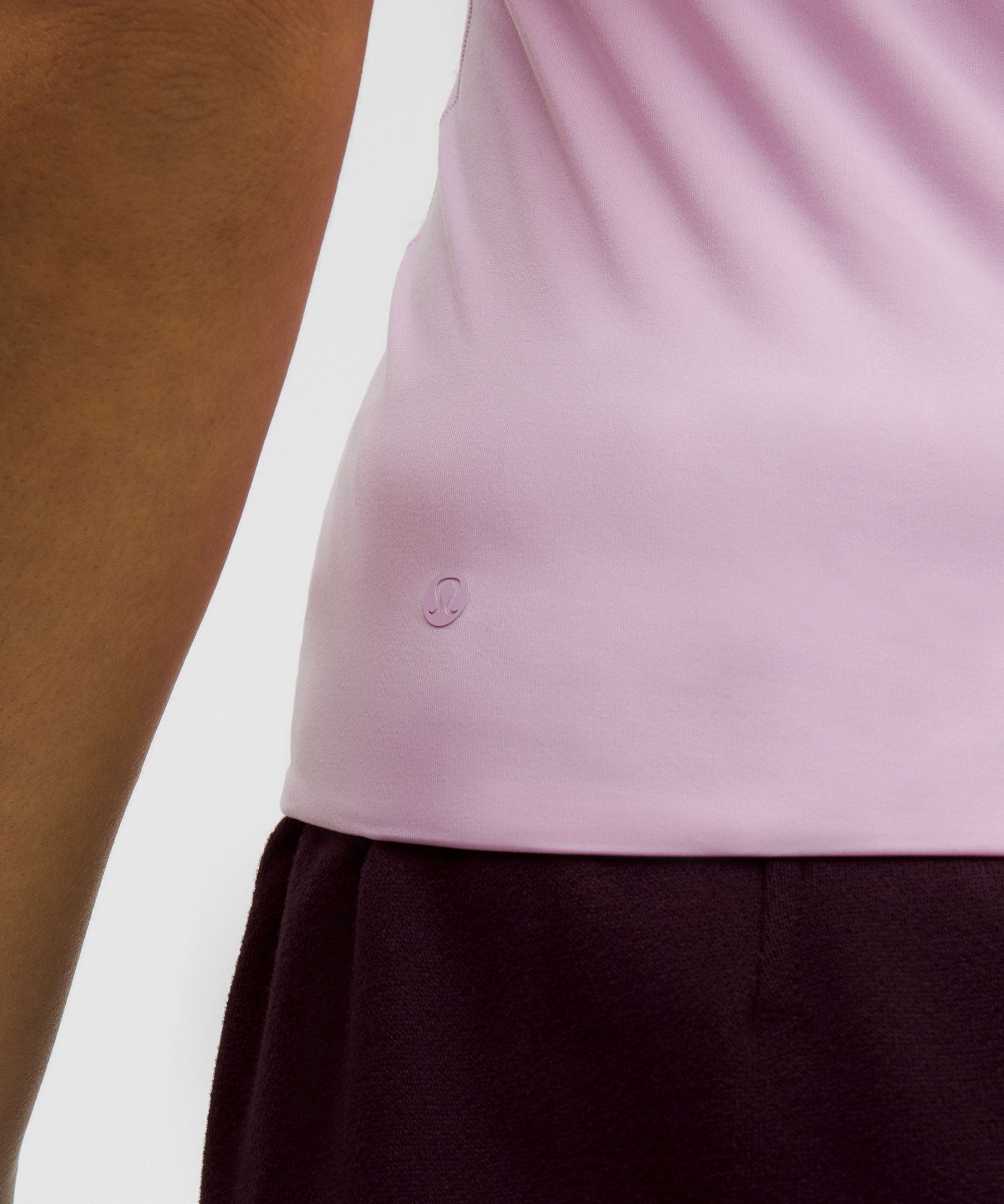 Lululemon Wundermost Ultra-soft Nulu Hip-length Crew Short-sleeve Shirt