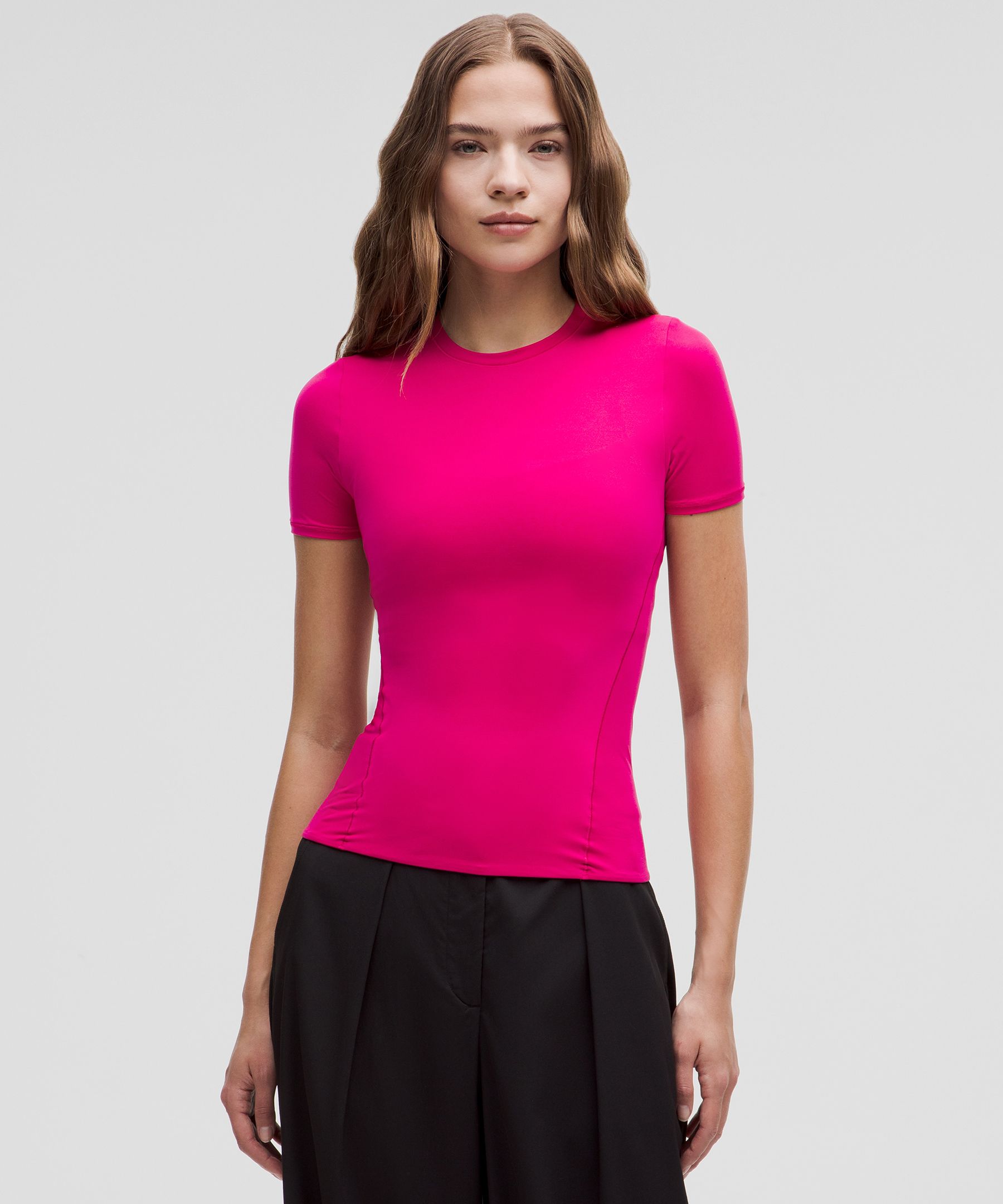 Wundermost Ultra-Soft Nulu Hip-Length Crewneck Shirt