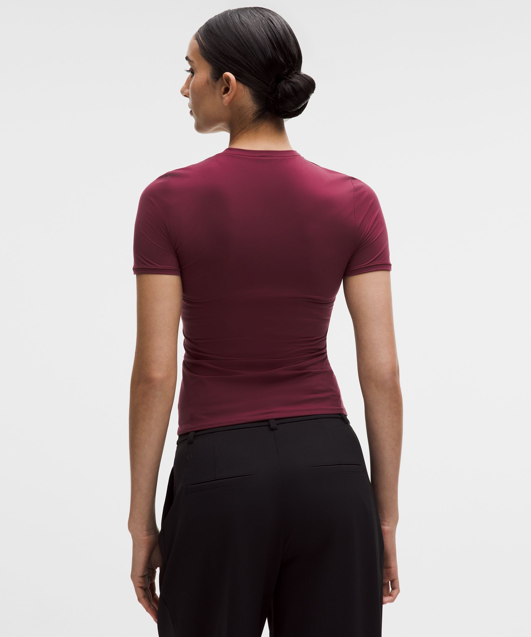 T-shirt col rond Wundermost longueur hanche en Ultra-Soft Nulu