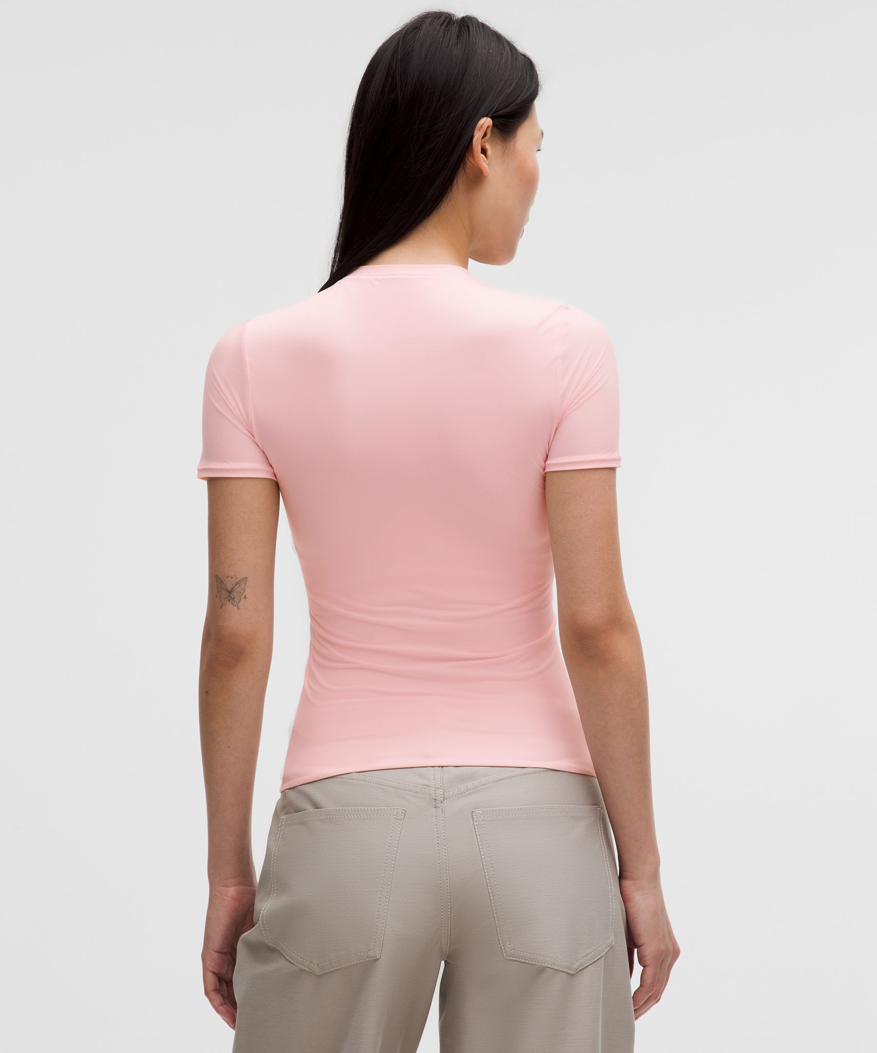 Wundermost Ultra-Soft Nulu Hip-Length Crewneck Shirt
