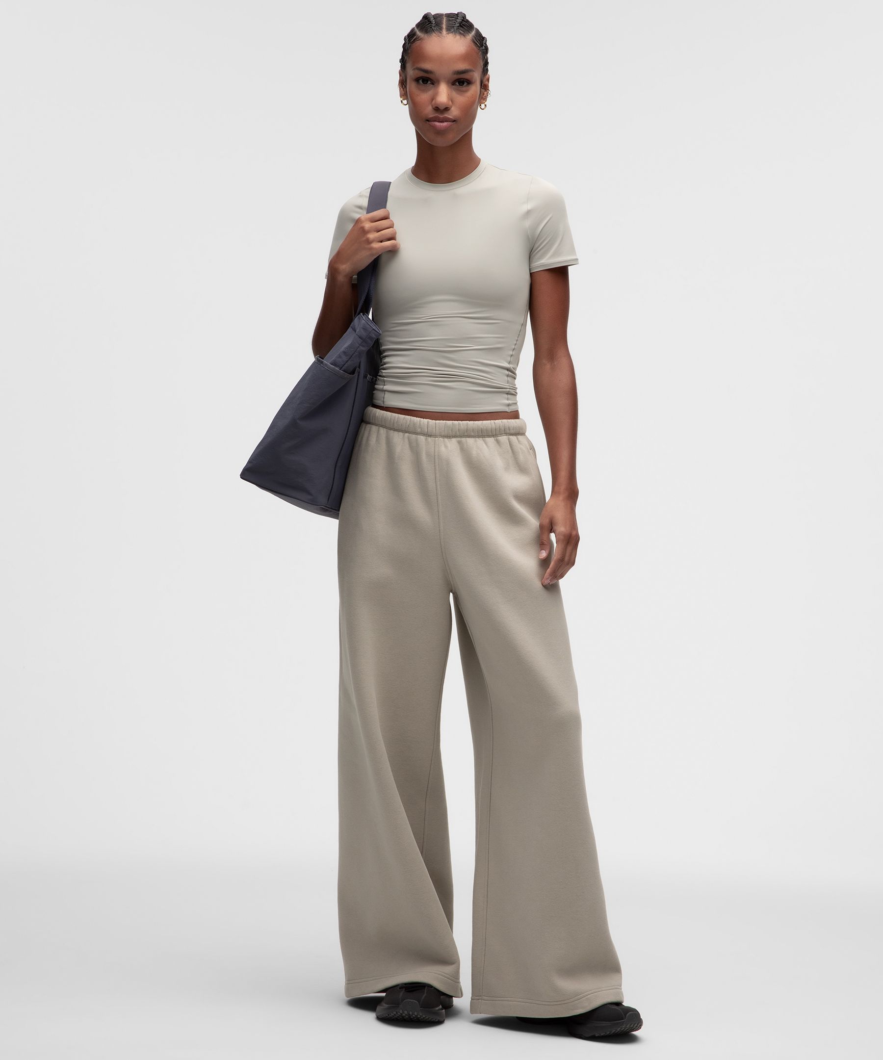 Wundermost Ultra-Soft Nulu Hip-Length Crewneck Shirt | Women's