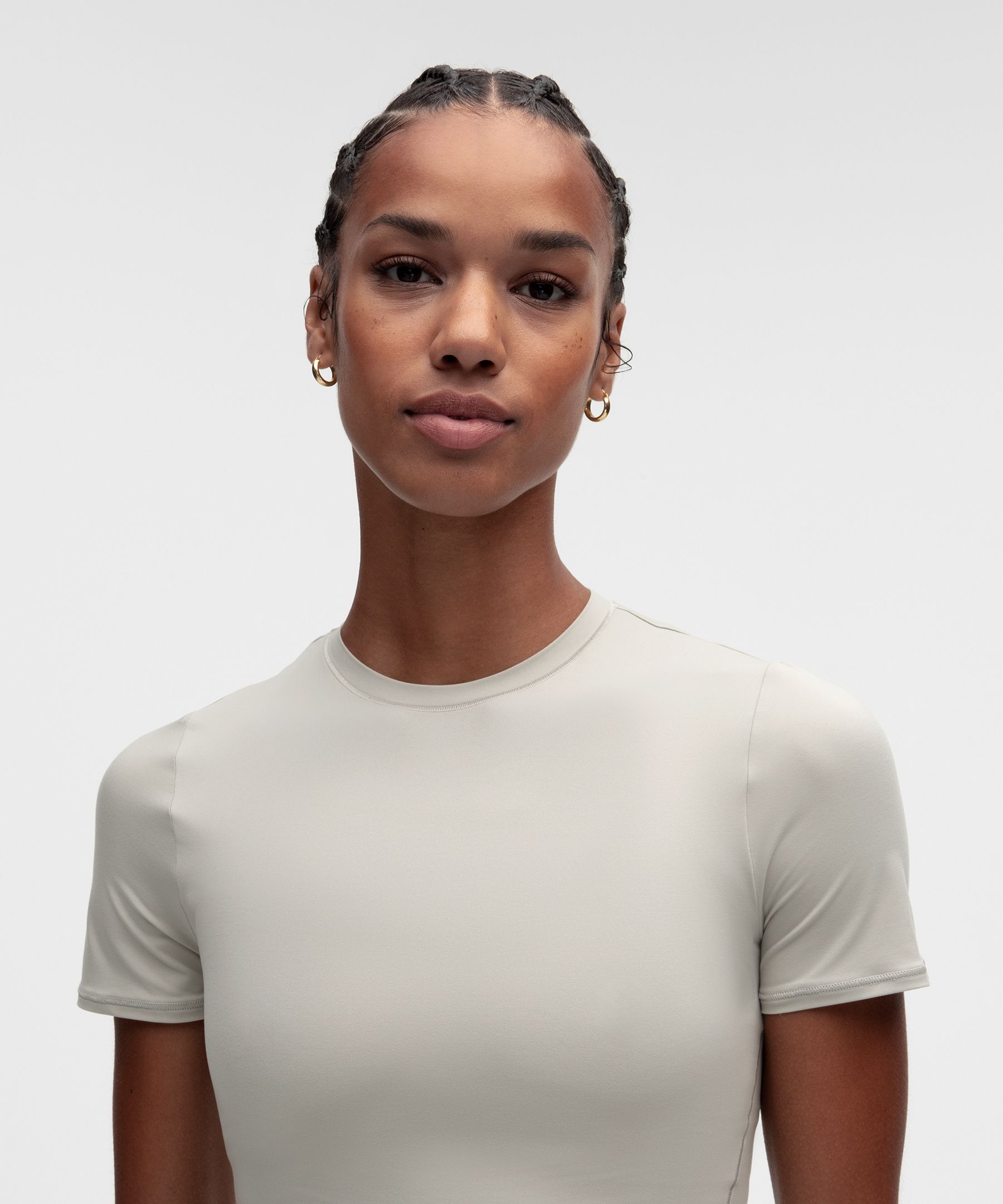 Wundermost Ultra-Soft Nulu Hip-Length Crewneck Shirt