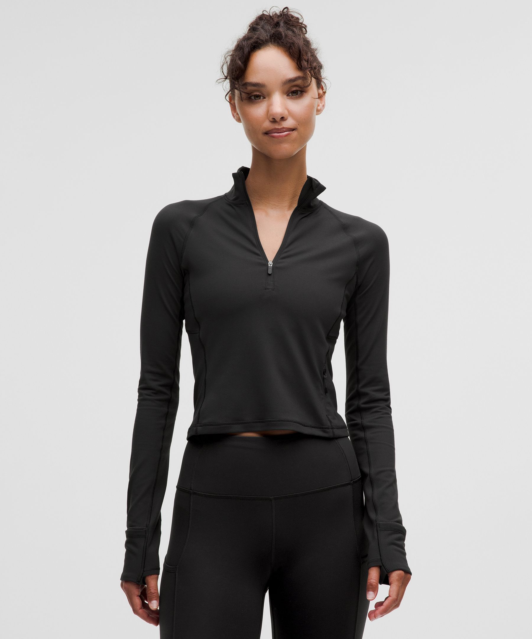 It's Rulu Cropped Half Zip Updated