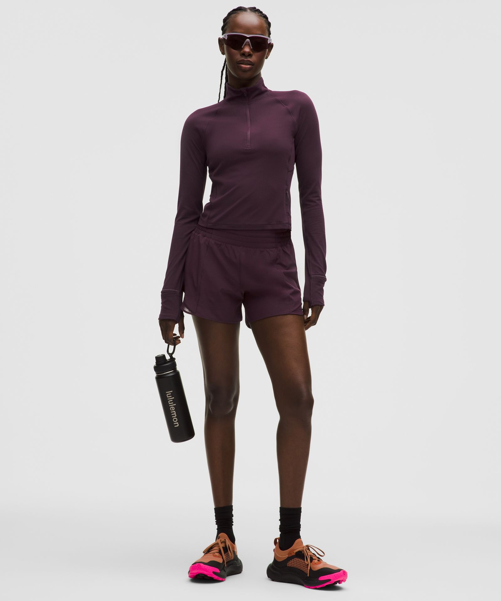 Женская укороченная кофта Lululemon It's Rulu на молнии — фото 2