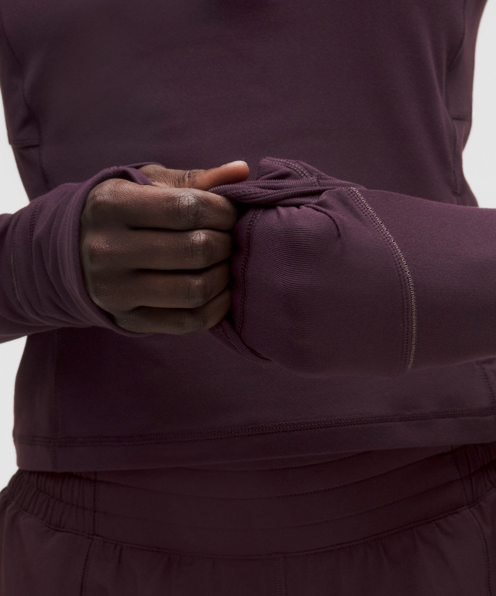 Женская укороченная кофта Lululemon It's Rulu на молнии — фото 7