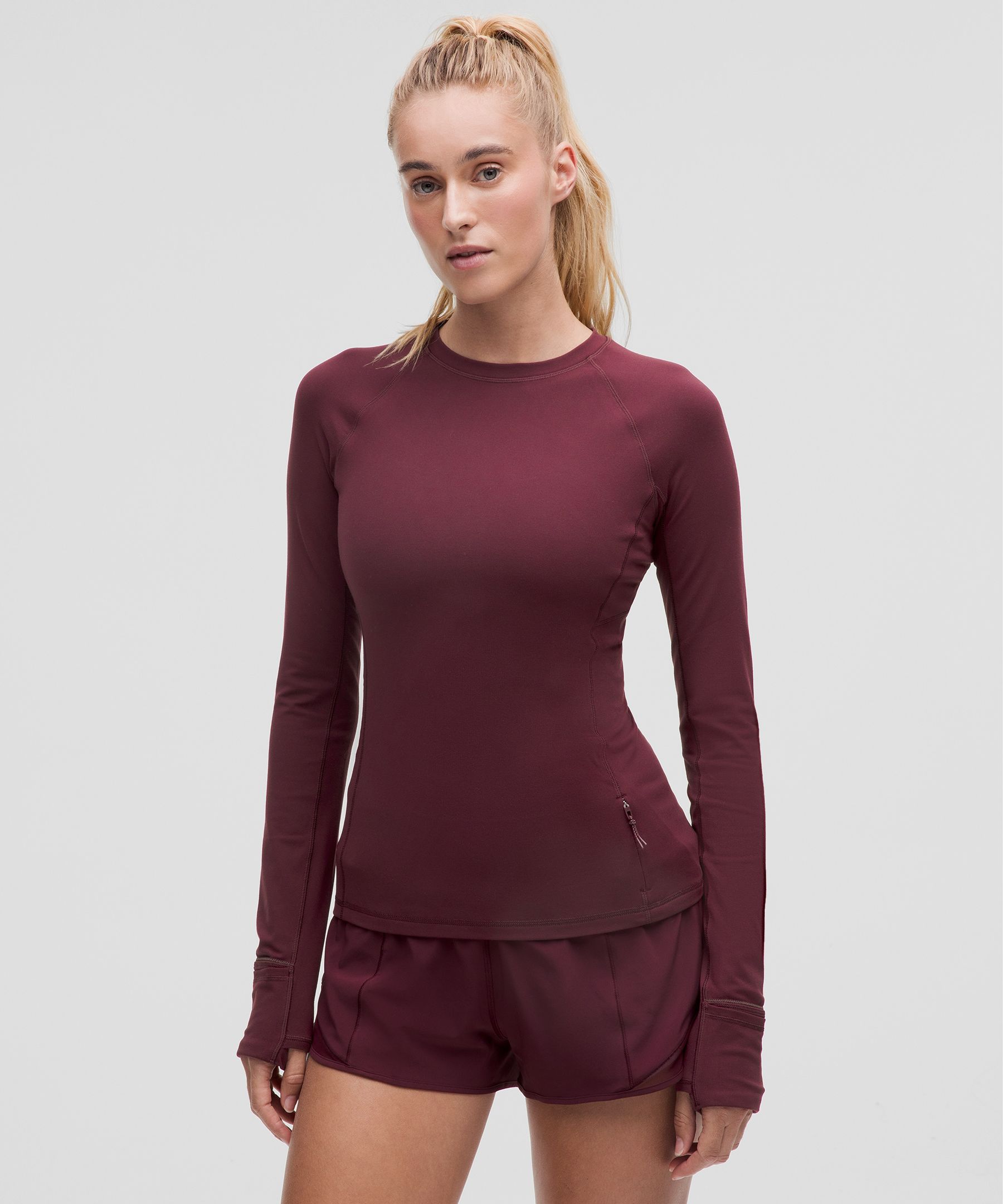 LULULEMON ATHLETICA Its Rulu Long Sleeve 'Dark Adobe' Size selling 0