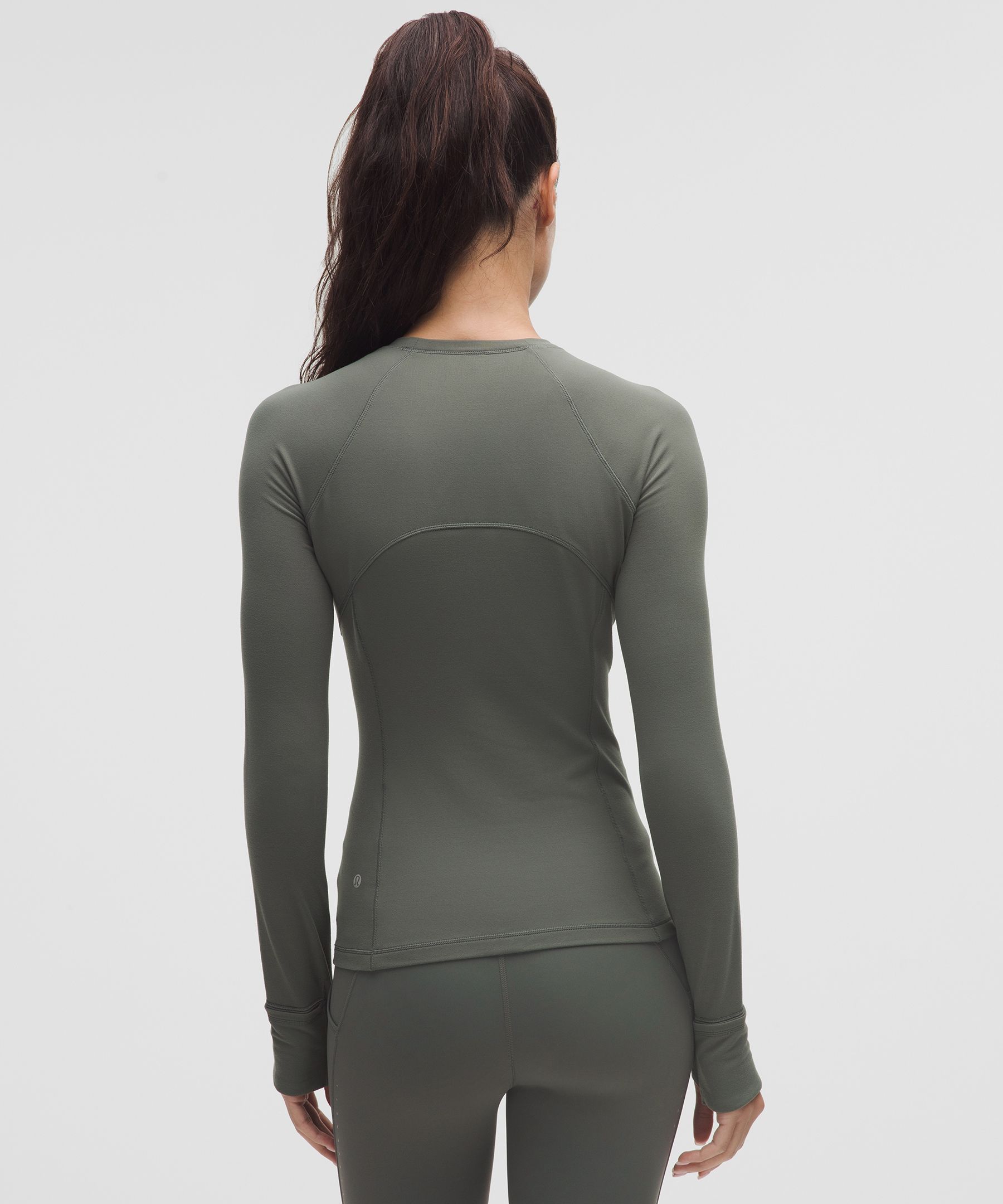 Lululemon It's Rulu Long-sleeve Shirt In Gray