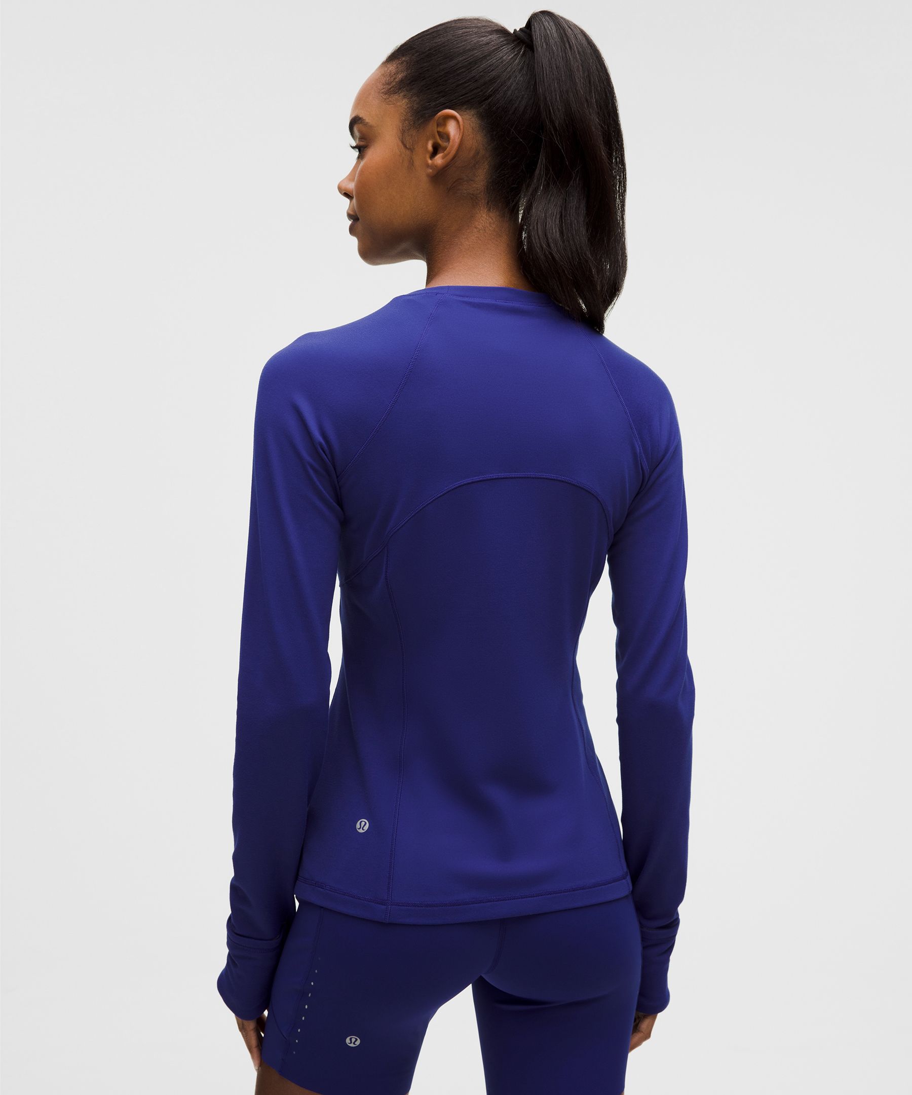 Lululemon It's Rulu Long-sleeve Shirt In Blue