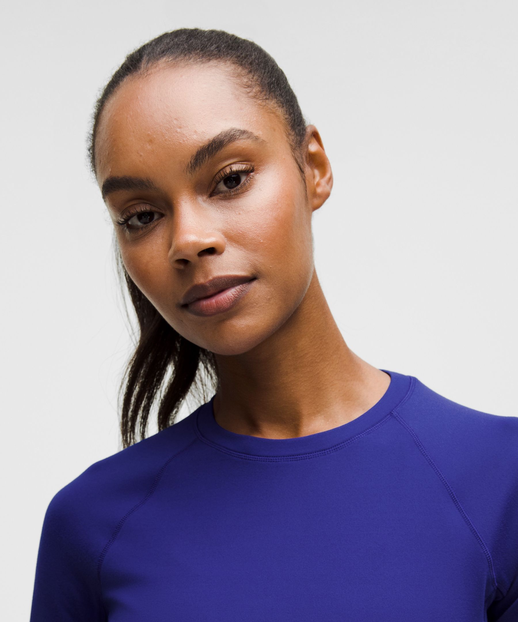 Lululemon It's Rulu Long-sleeve Shirt In Blue