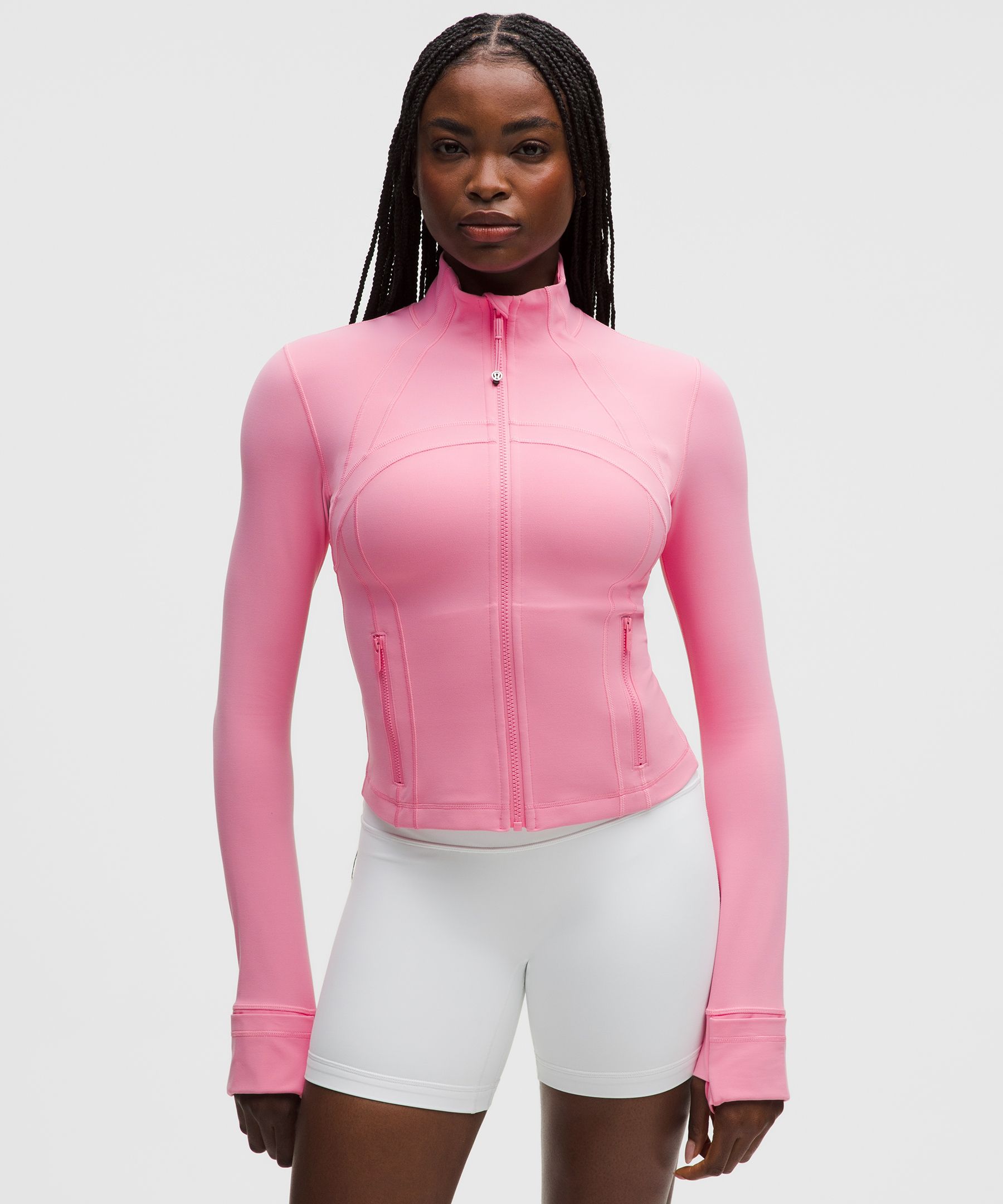lululemon – Women’s Define Cropped Jacket Nulu – Color Pink – Size 8