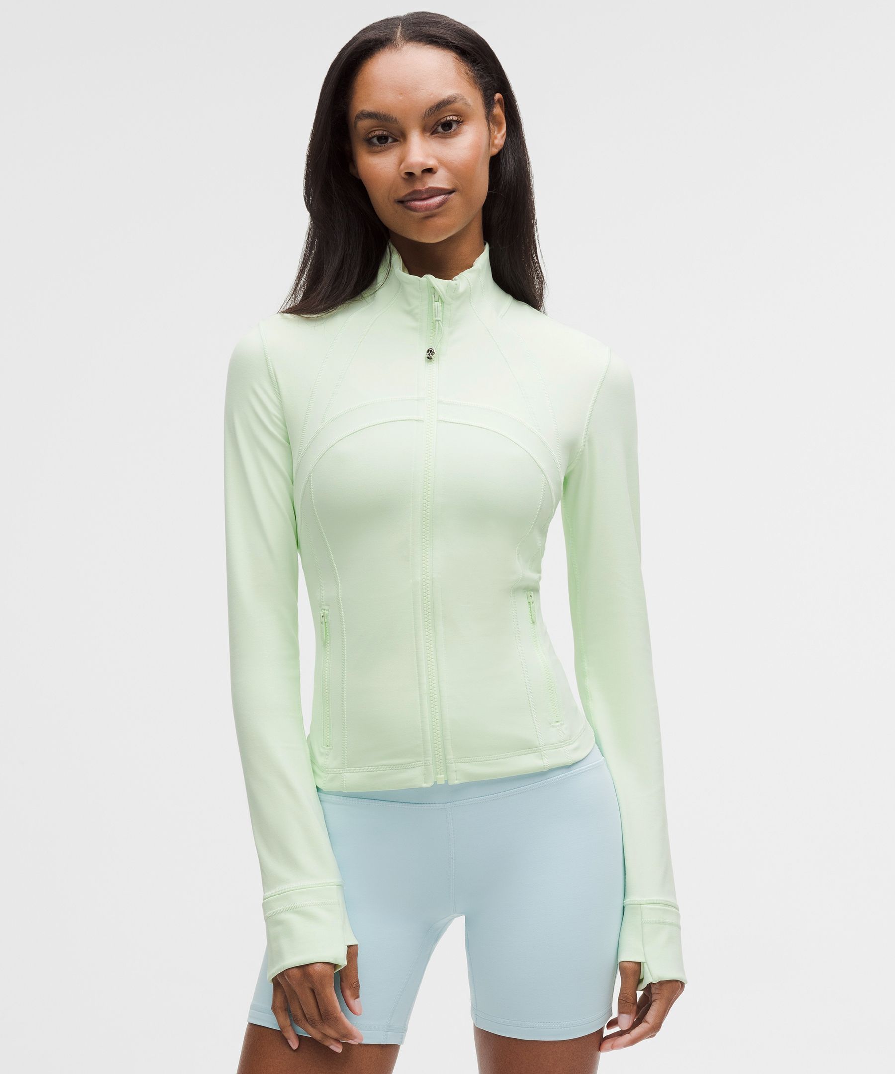 lululemon – Women’s Define Cropped Jacket Nulu – Color Green/Pastel – Size 8