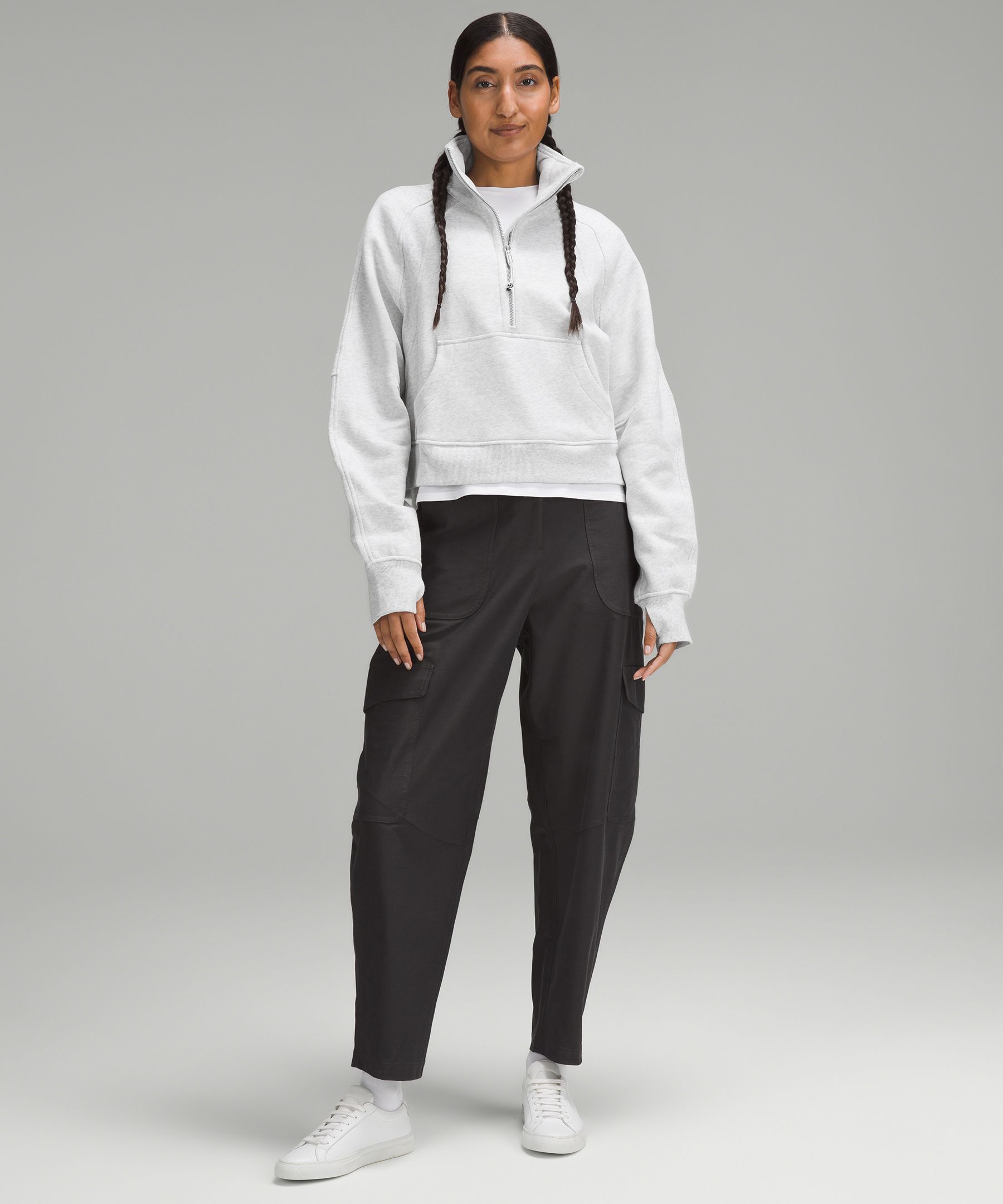 Lululemon Swiftly Relaxed Half Zip - Water Drop / Vapor - lulu fanatics