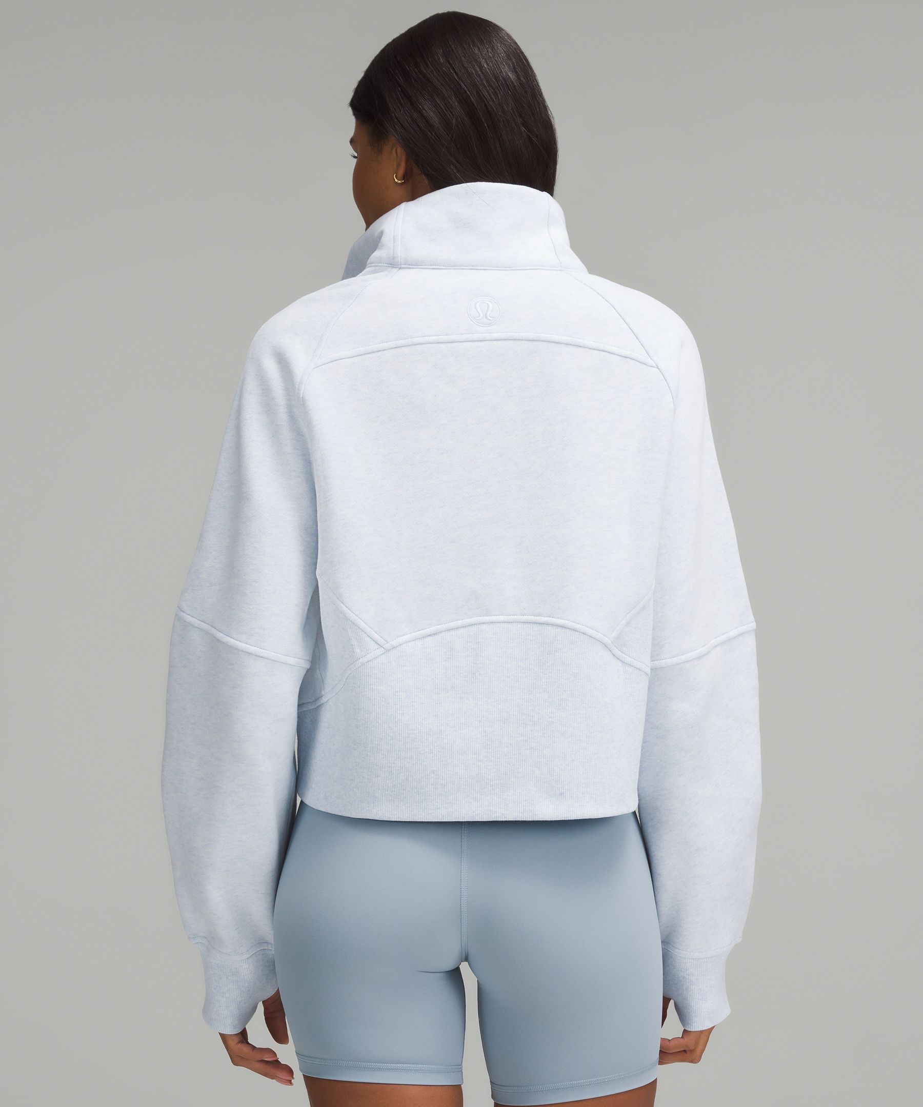 Scuba Oversized Funnel-Neck Half Zip