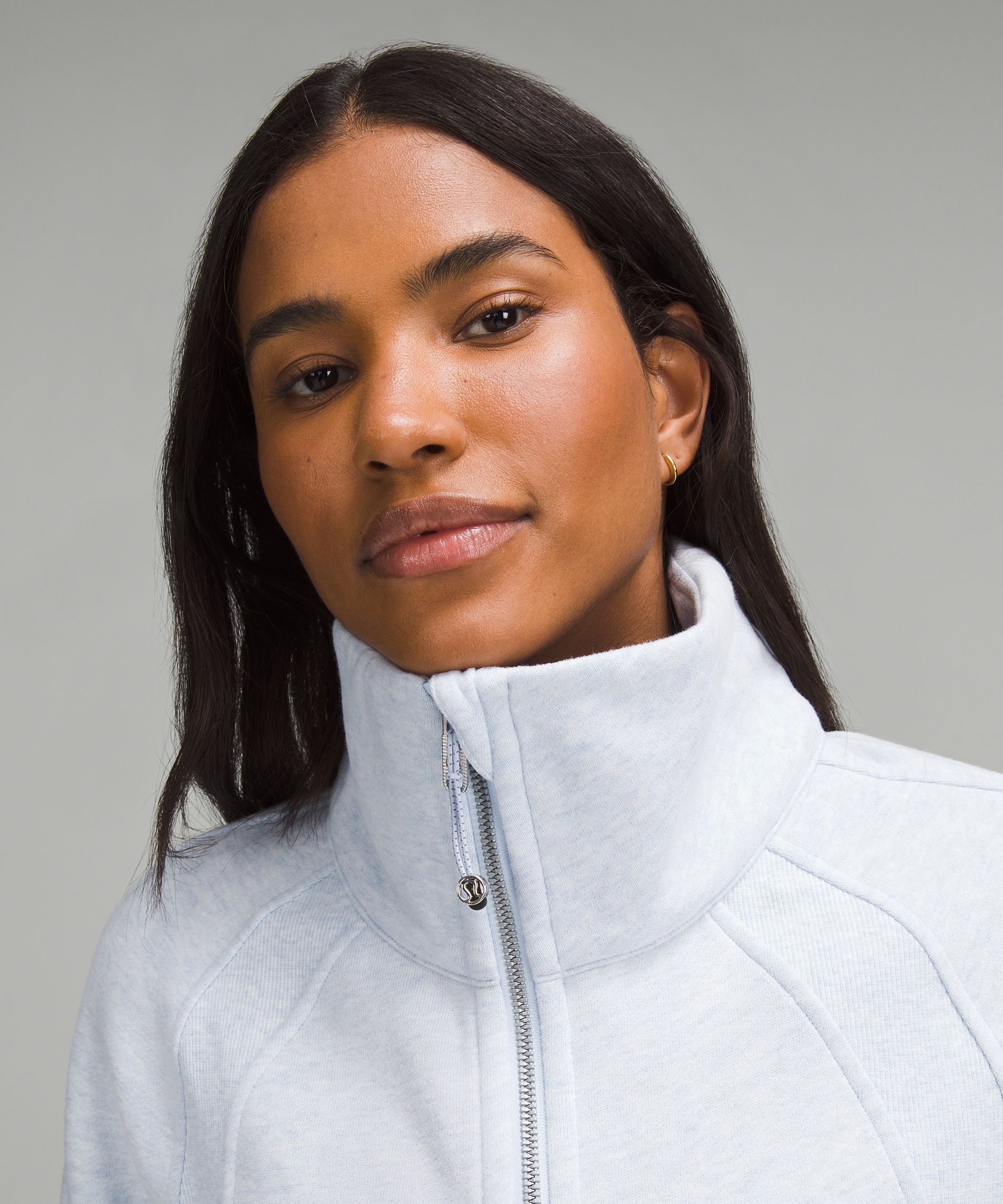 Scuba Oversized Funnel-Neck Half Zip
