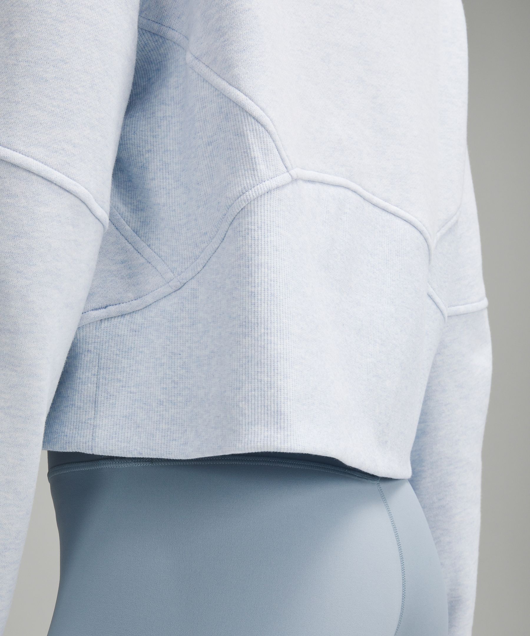 Scuba Oversized Funnel-Neck Half Zip