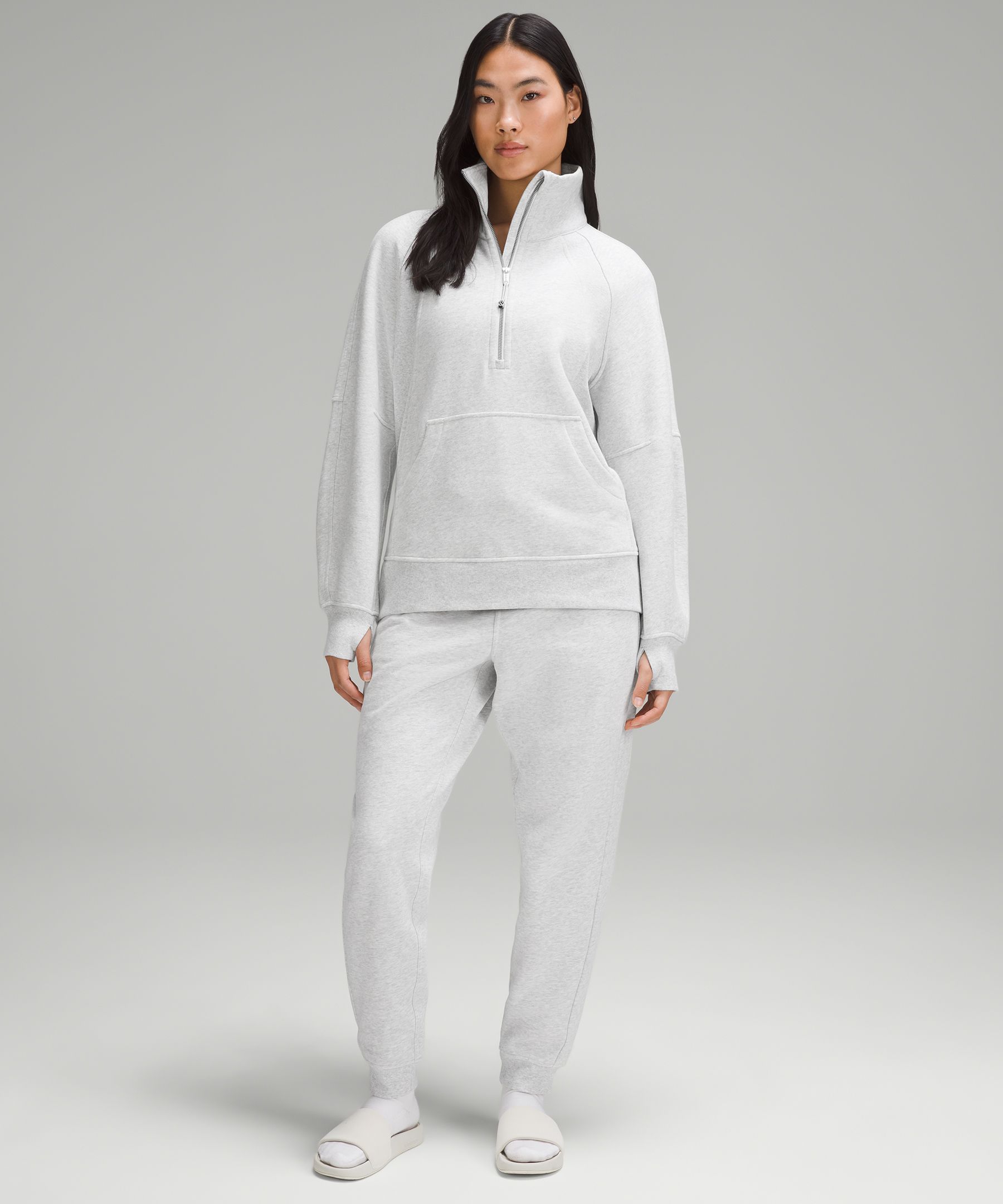 Lululemon athletica Scuba Oversized Funnel-Neck Half Zip *Long, Women's  Hoodies & Sweatshirts