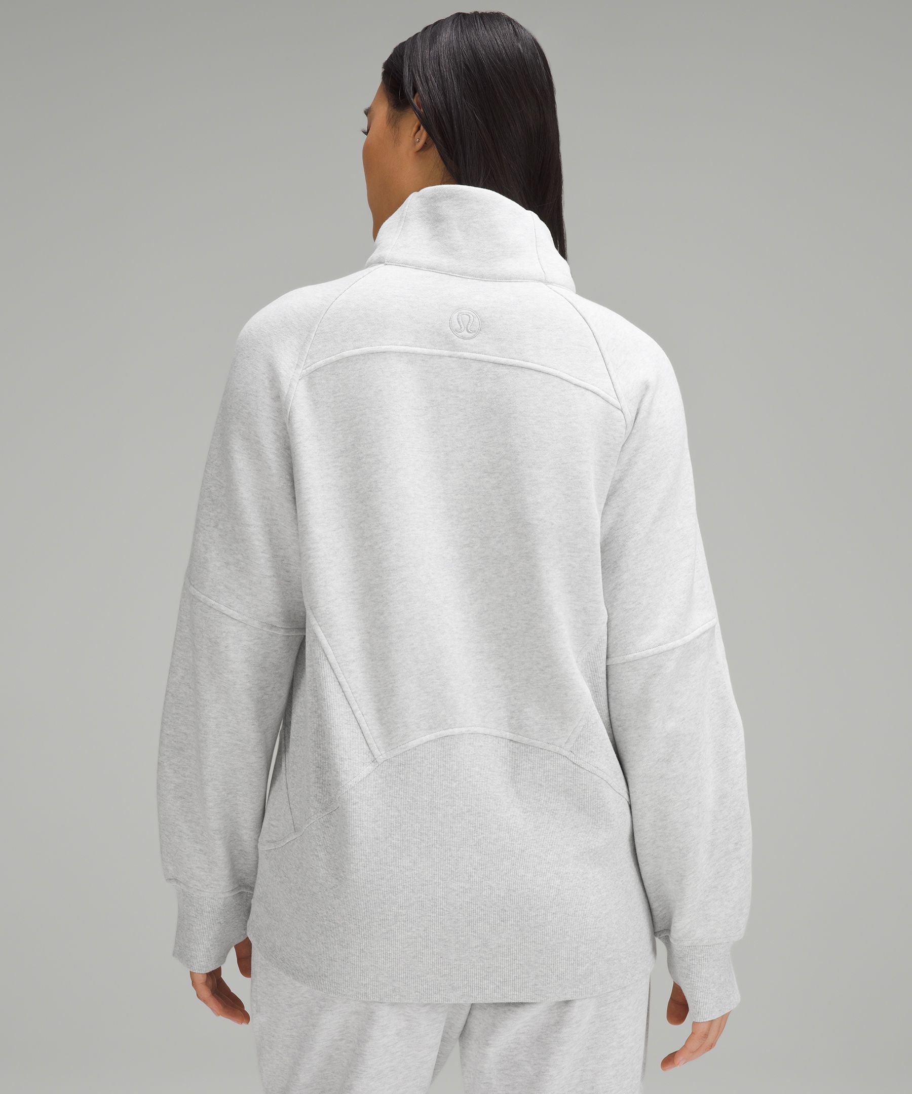 Scuba Oversized Funnel-Neck Half Zip *Long