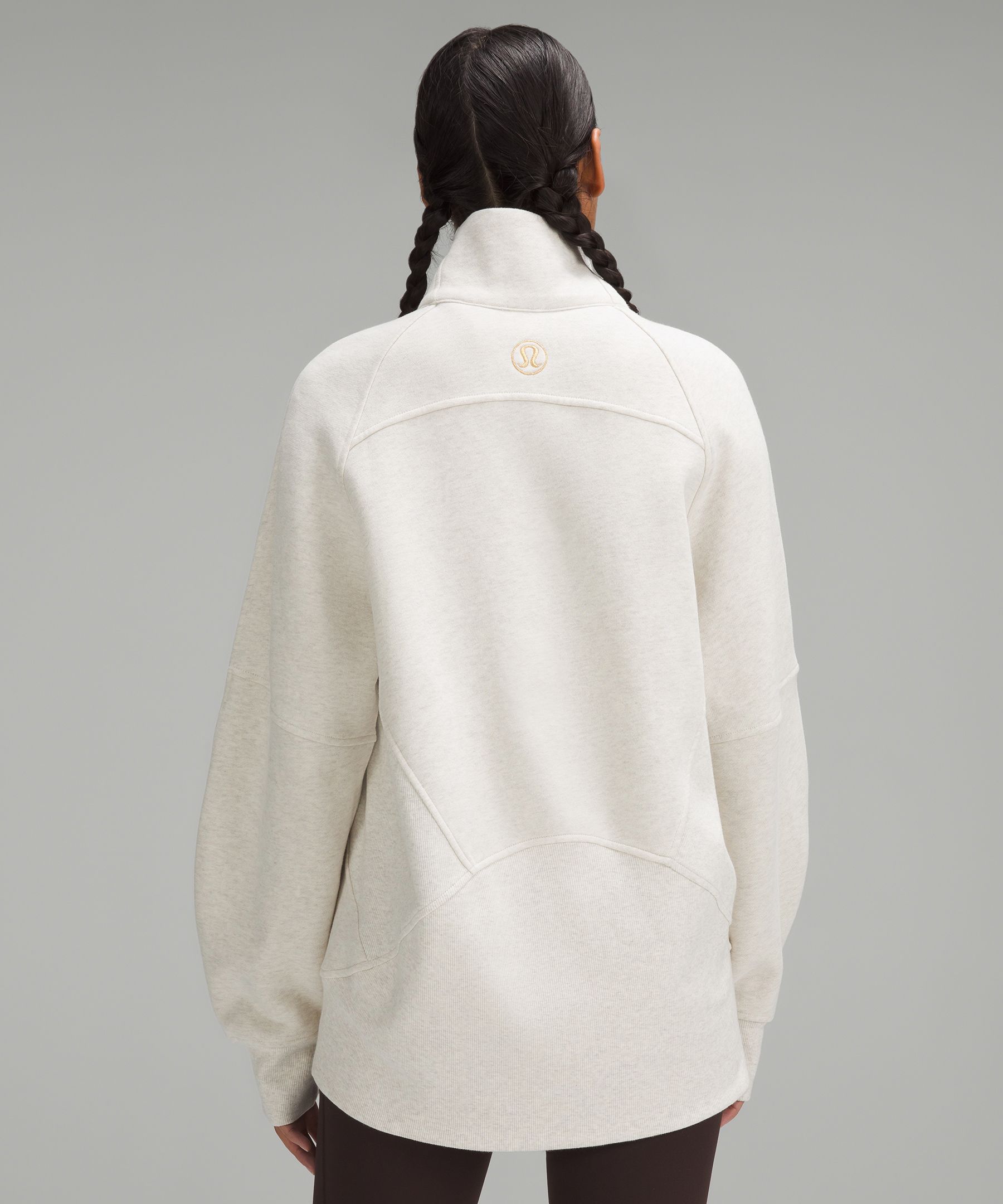 Lululemon Scuba Oversized Funnel-Neck Half Zip - Heathered