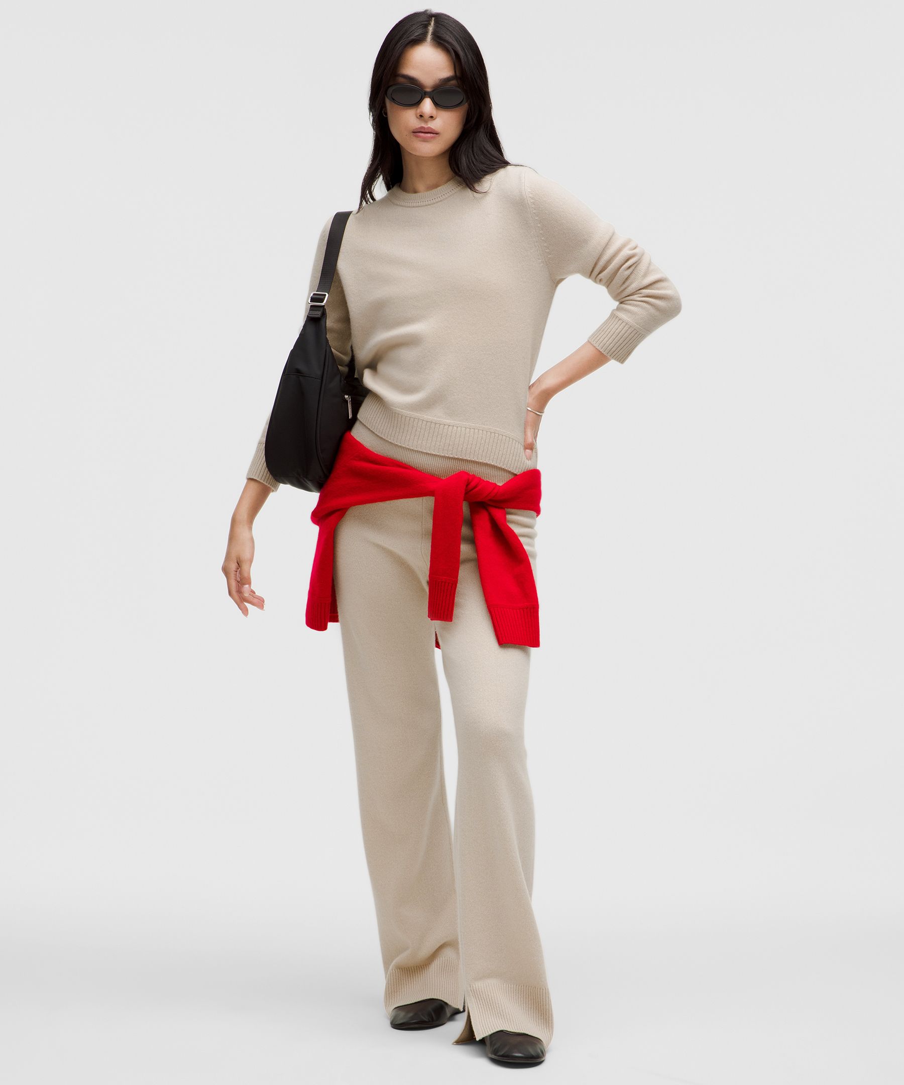 Cashmere Slim-Fit Crewneck Sweater | Women's Sweaters