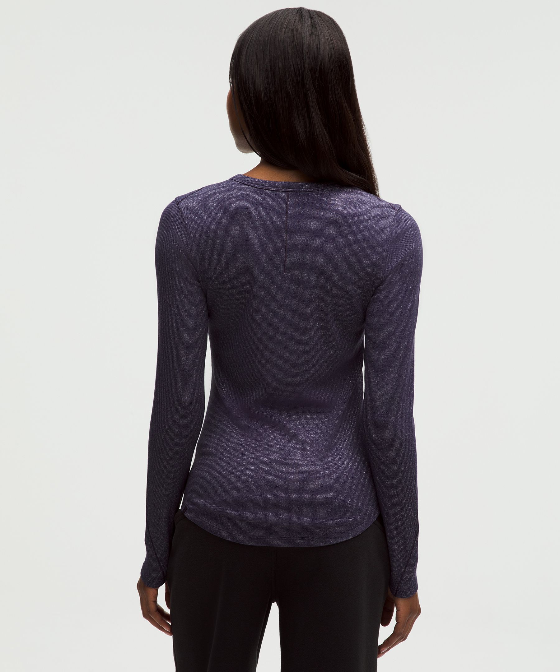 Lululemon Hold Tight Long-sleeve Shirt In Purple