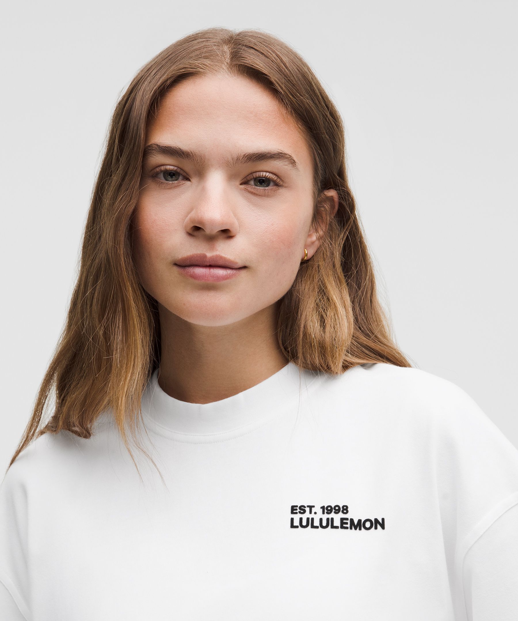 Heavyweight Cotton Crewneck Long-Sleeve Shirt