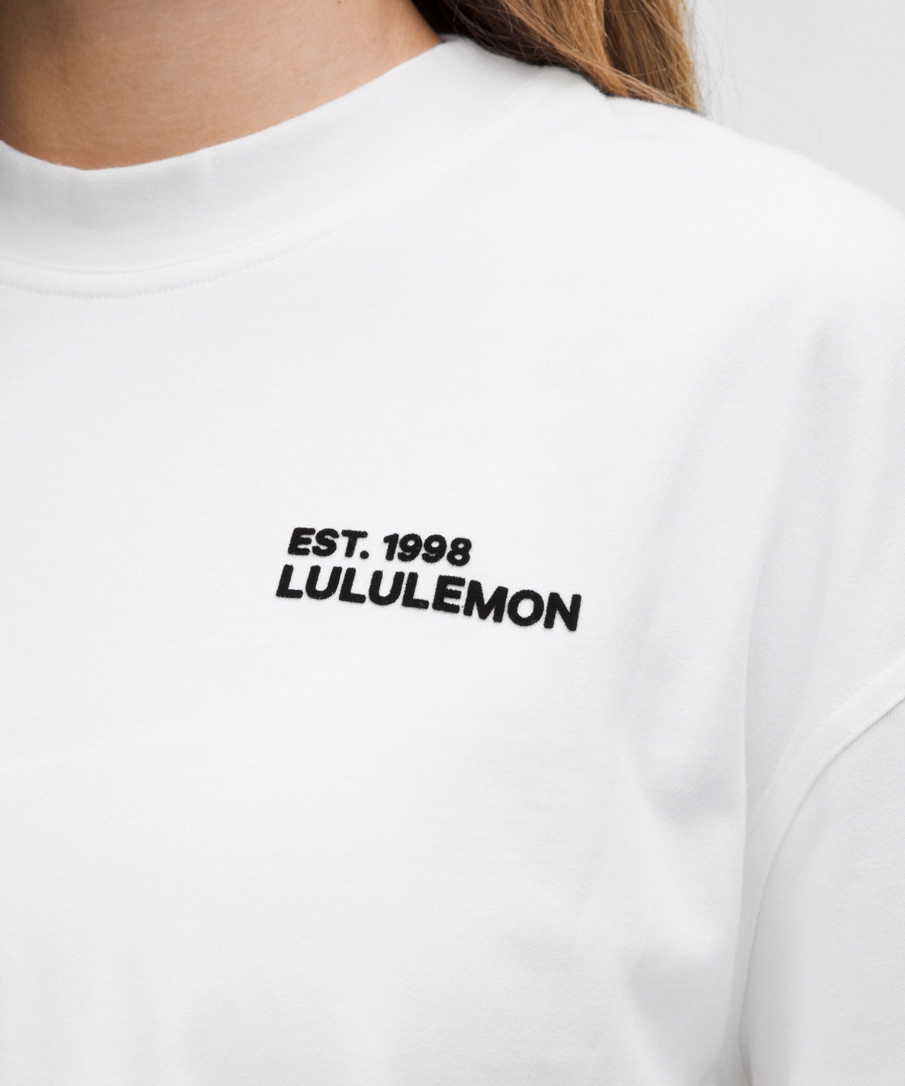 Heavyweight Cotton Crewneck Long-Sleeve Shirt