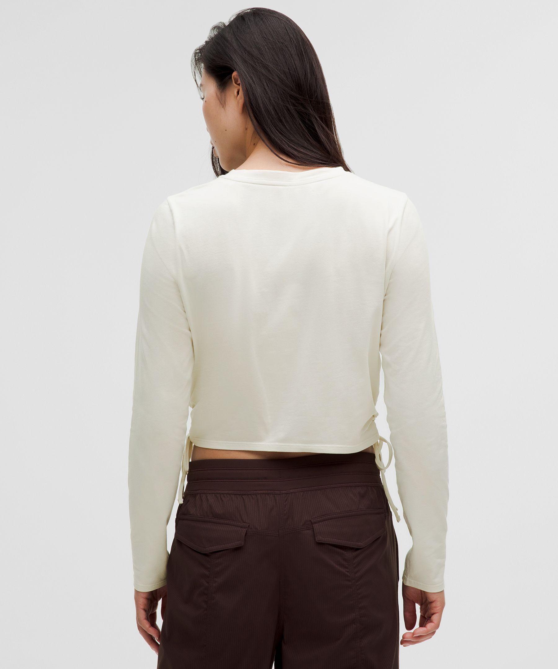 トップス youthbath SIDE CUTTING LONG SLEEVE Signature Slub Long Sleeve Boy Tee | Relaxed Fit & Luxe