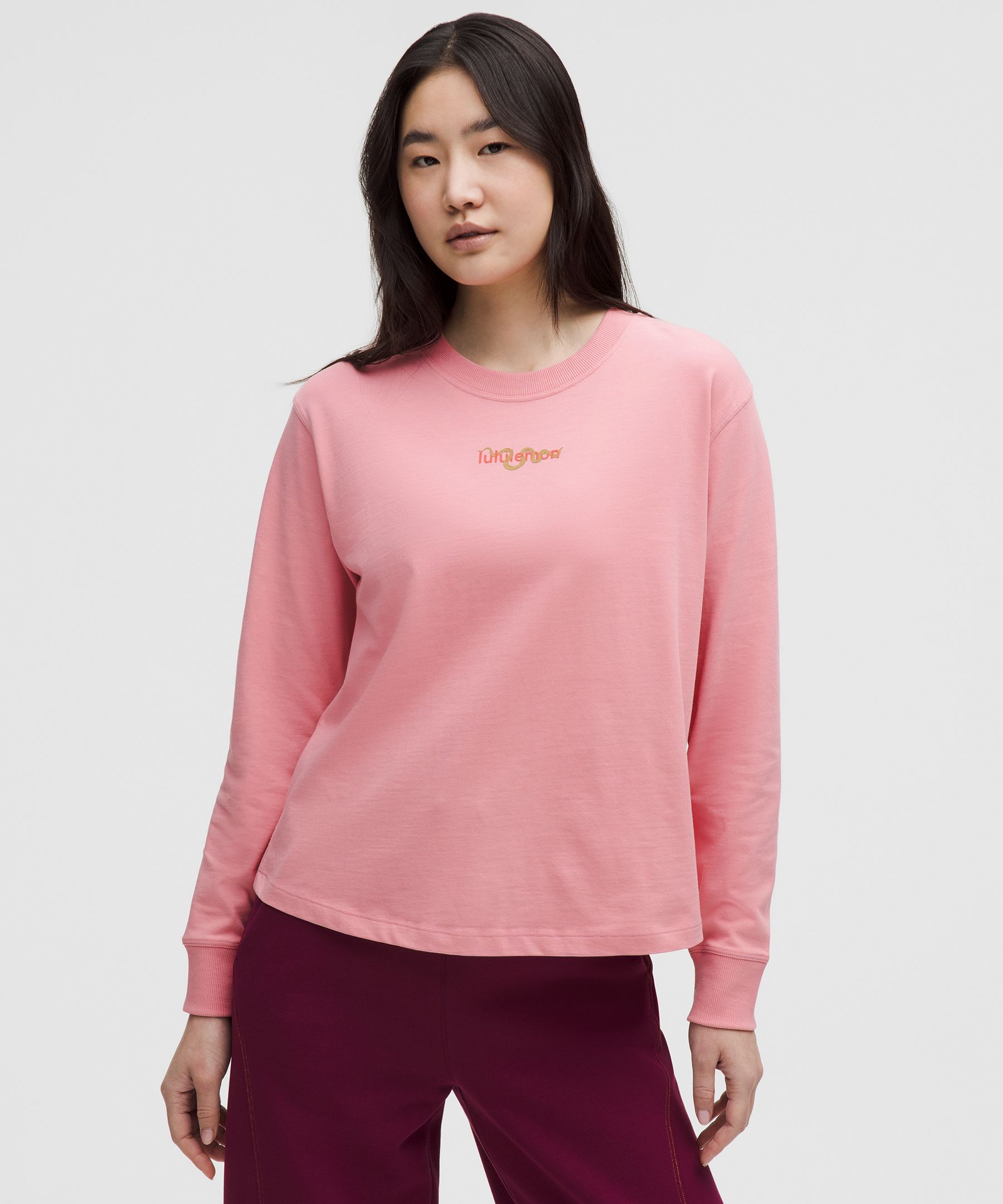 Lunar New Year Relaxed-Fit Cotton Jersey Long-Sleeve Shirt