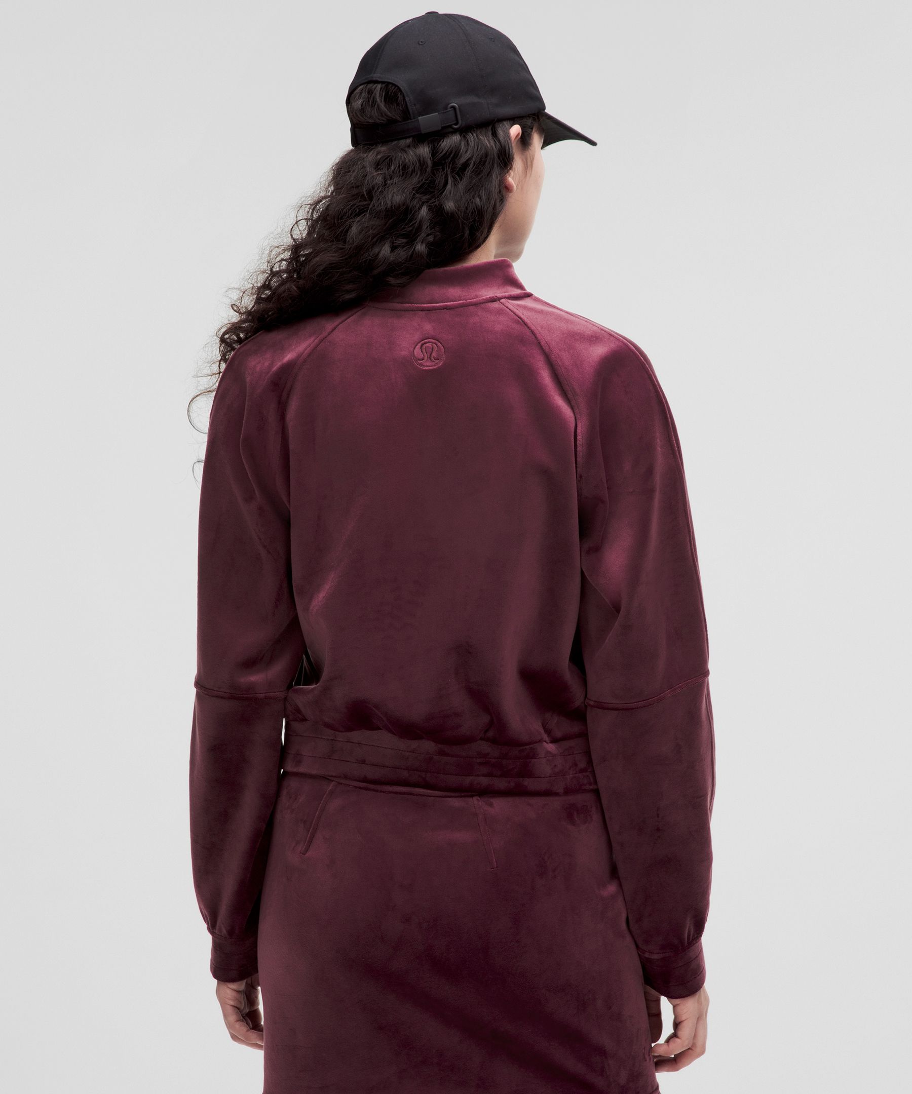 Lululemon Scuba Varsity Jacket Velvet